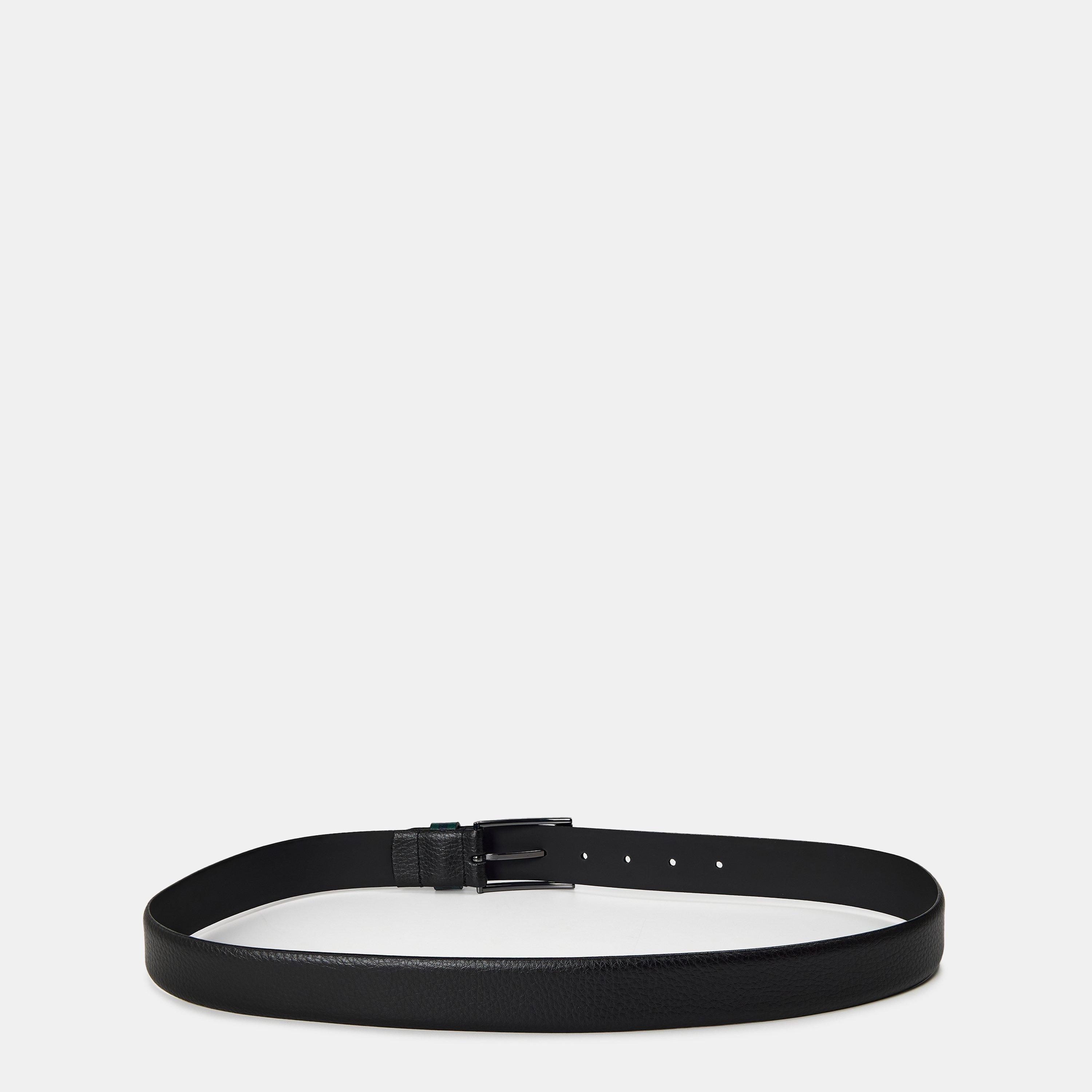 Black - Ted Baker - Men's Leather Belt - 2