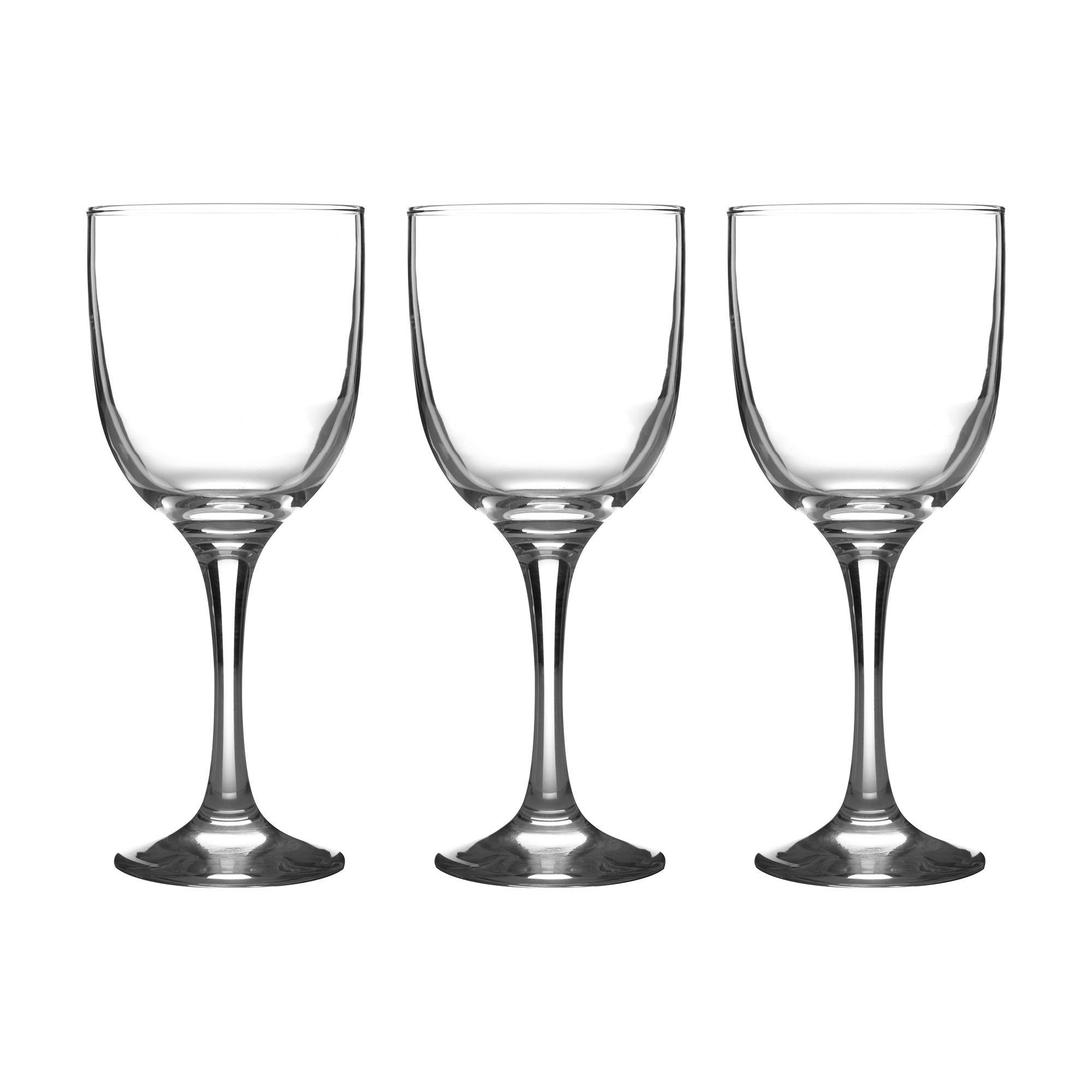 Clear - Ravenhead - Essentials Siesta slv of 3 wine glasses 36cl - 1