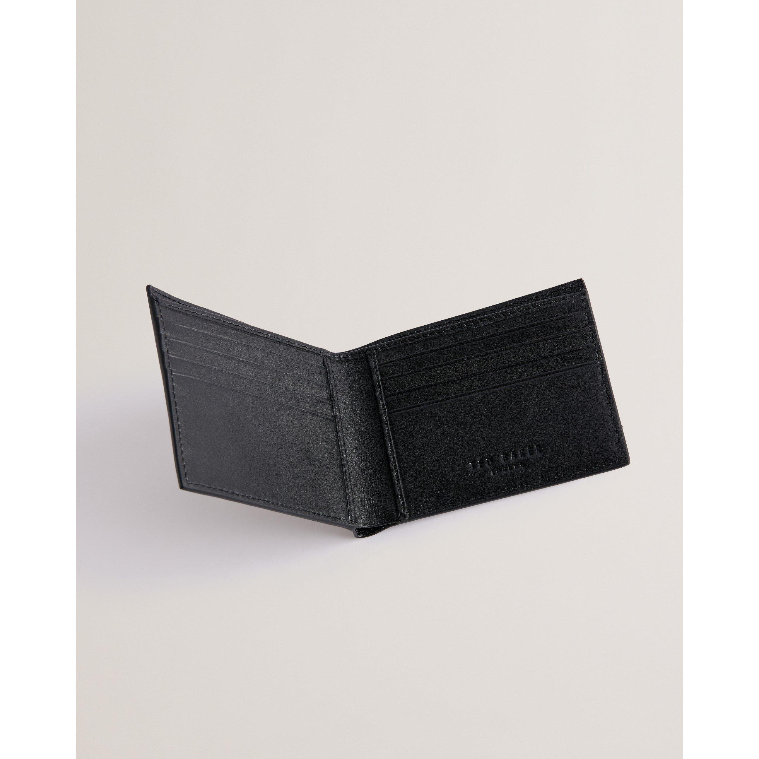 Negro - Ted Baker - Men's Print Billfold Wallet - 4