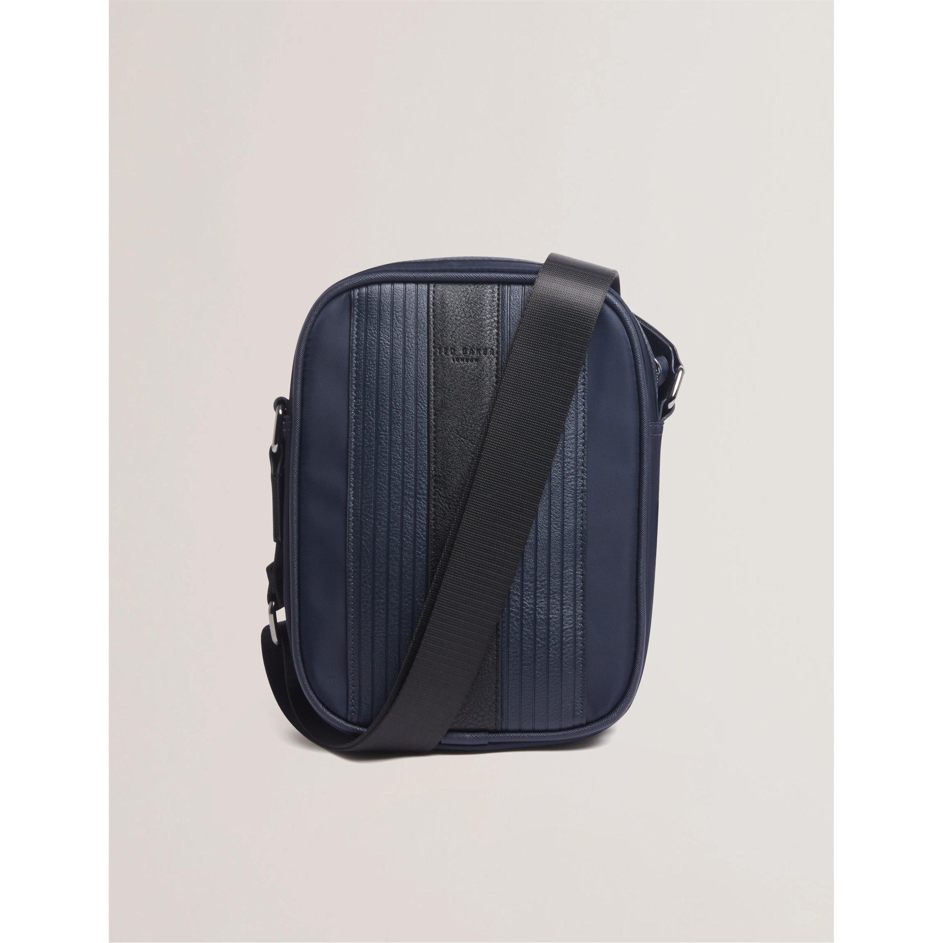 Ted Baker Ted PU Striped Flight Bag Cross Body Bags FRASERS