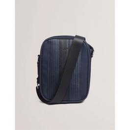 Ted Baker Ted PU Striped Flight Bag