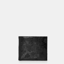 Ted Baker Ted Baker Etched Bifold Leather Wallet