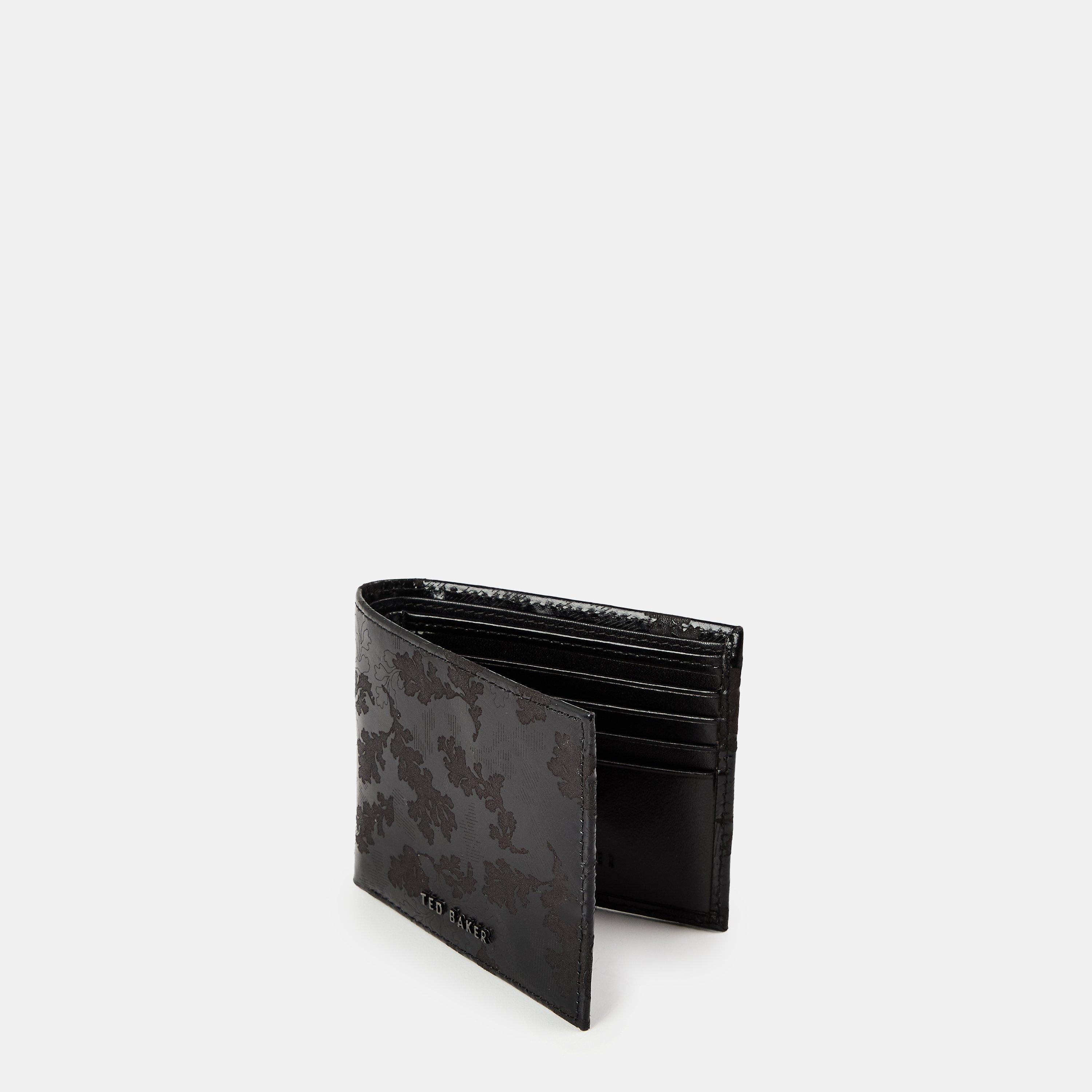 Black - Ted Baker - Men's Trifold Wallet - 4