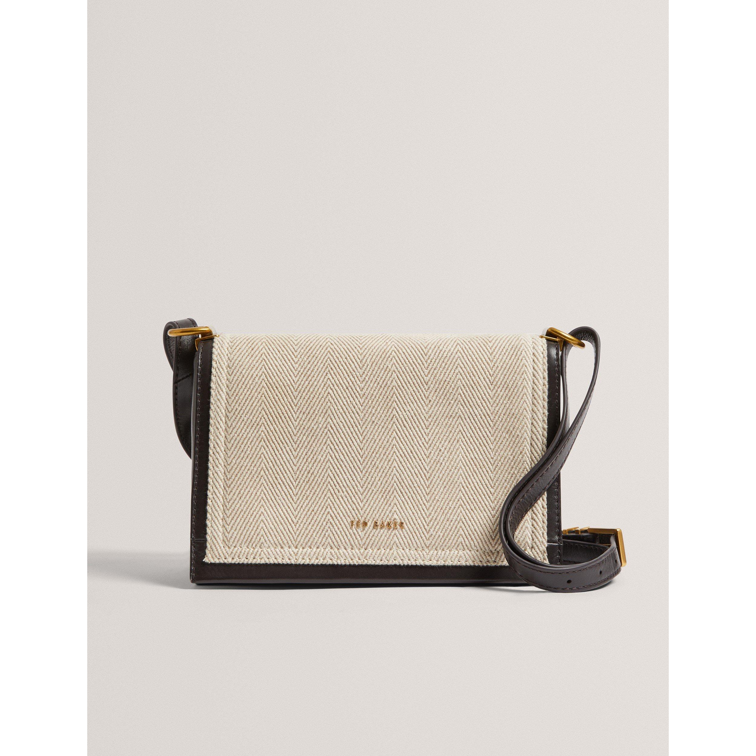 Brn-Choc - Ted Baker - Women's Canvas Cross Body Bag - 1