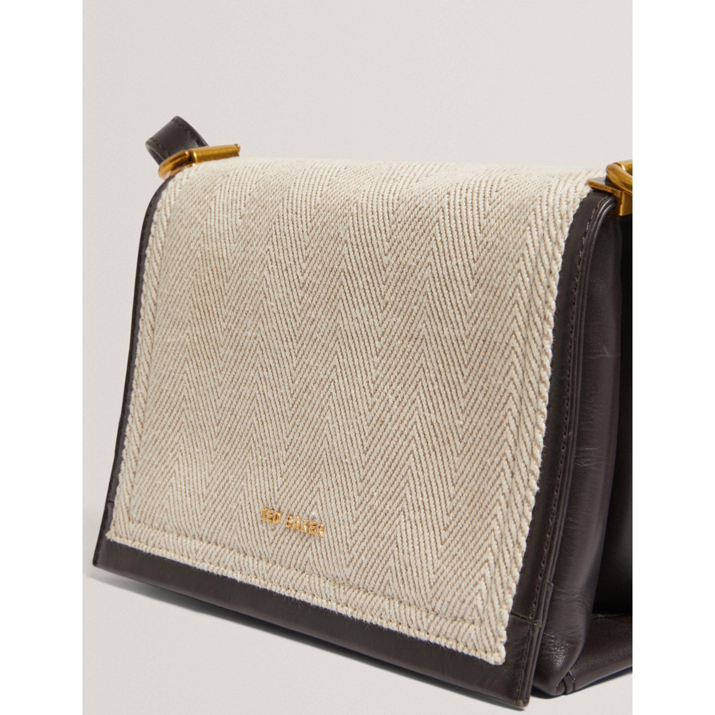 Brn-Choc - Ted Baker - Women's Canvas Cross Body Bag - 3