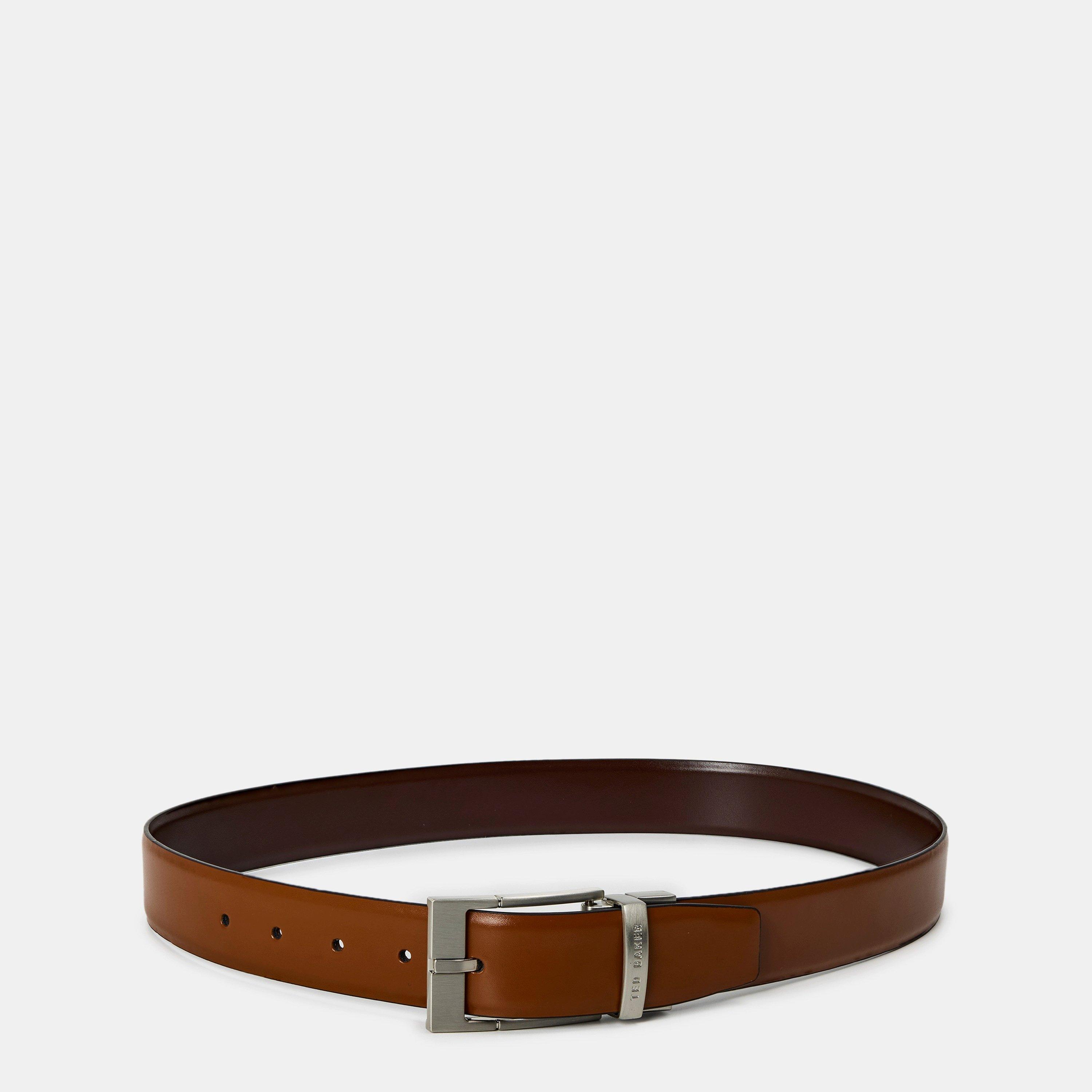 Tan - Ted Baker - Men's Leather Belt - 1