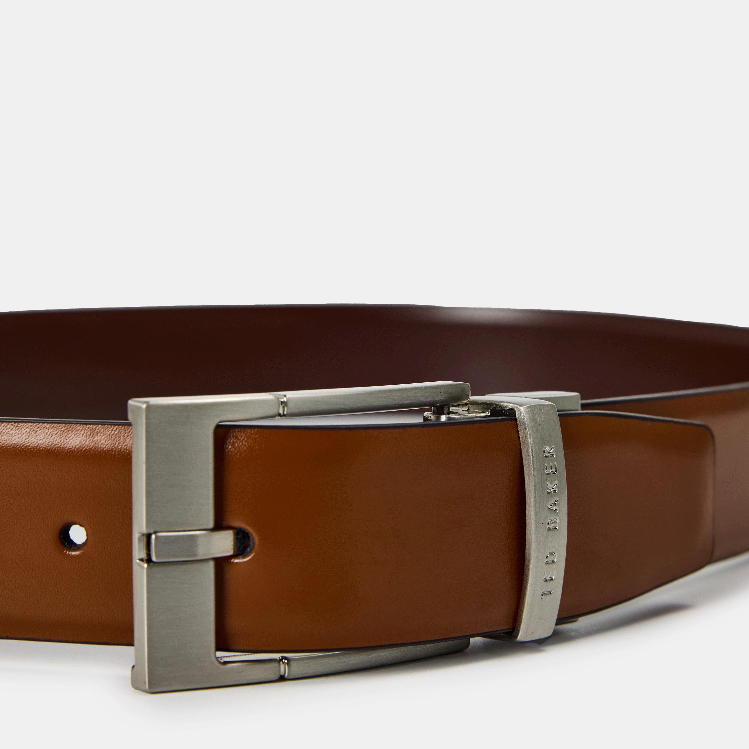 Tan - Ted Baker - Men's Leather Belt - 3