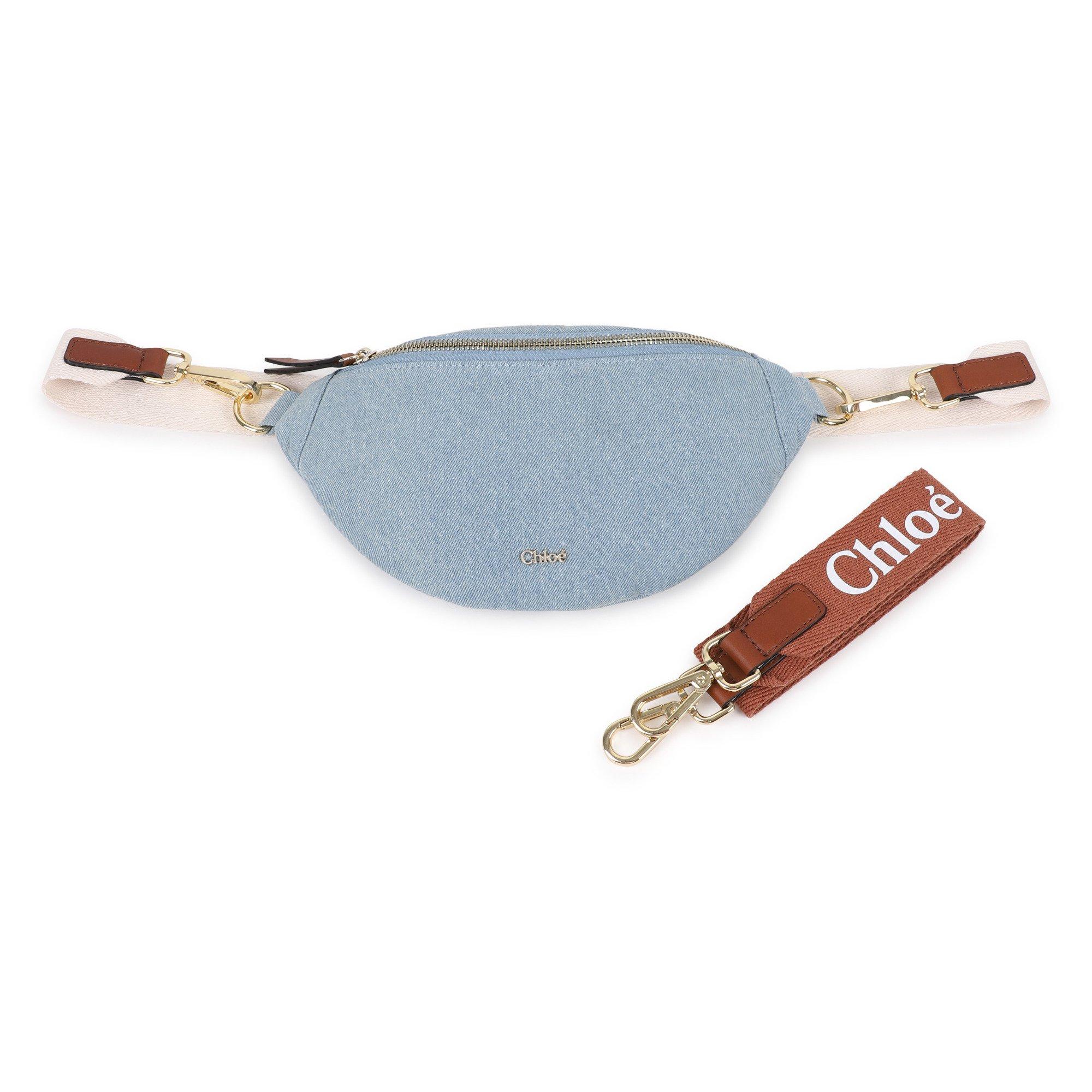 Denim Blue - Chloe - Chloe Lgo Bum Bag Jn62 - 1