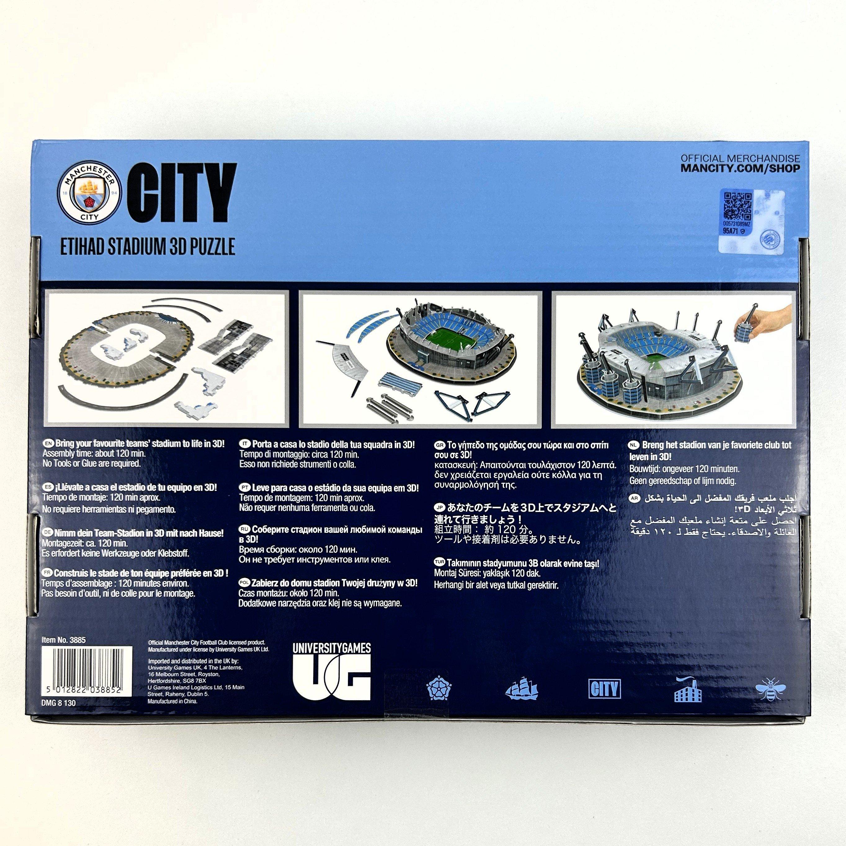 Man City Etihad - University Games - Football Stadium 3D Puzzle- Manchester City- Liverpool- Arsenal - 2