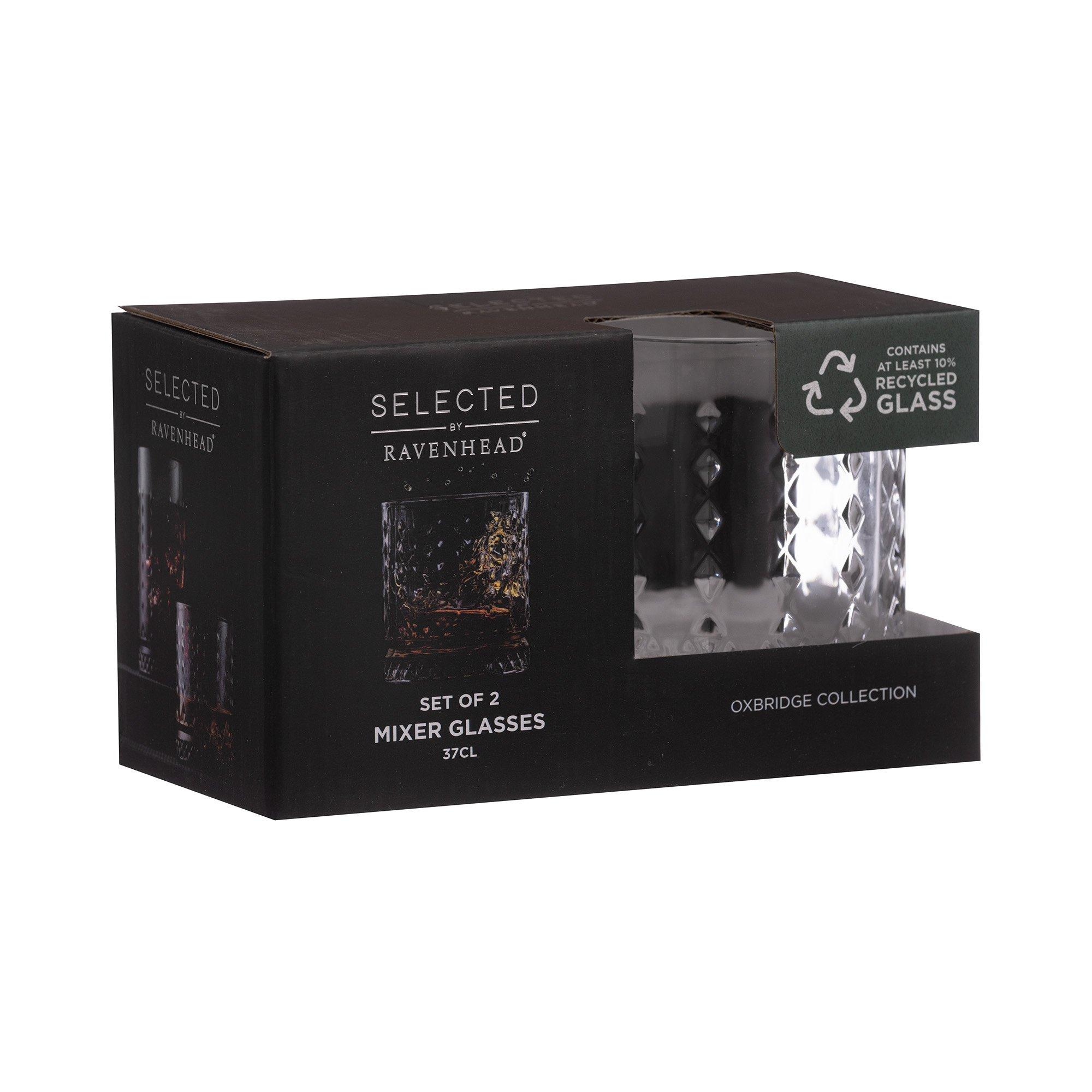 Clear - Ravenhead - Oxbridge set of 2 mixer glasses 37cl - 2