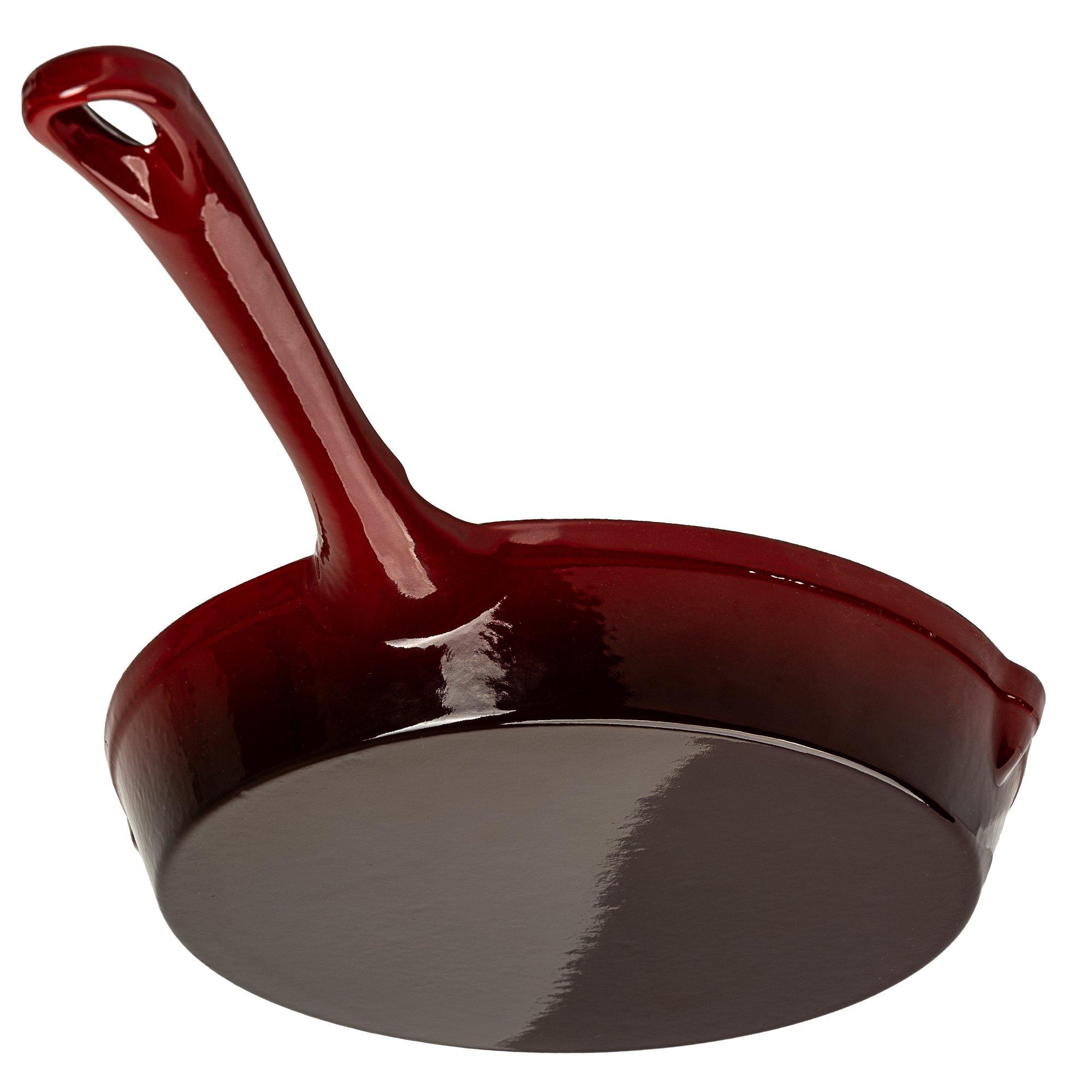 Deep Garnet - Prochef - 25CM CAST IRON DEEP TEAL ROUND FRYPAN - 3
