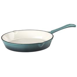 Prochef 25CM CAST IRON DEEP TEAL ROUND FRYPAN