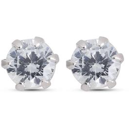 Be You 9ct White Gold 3mm Round Stud Earrings