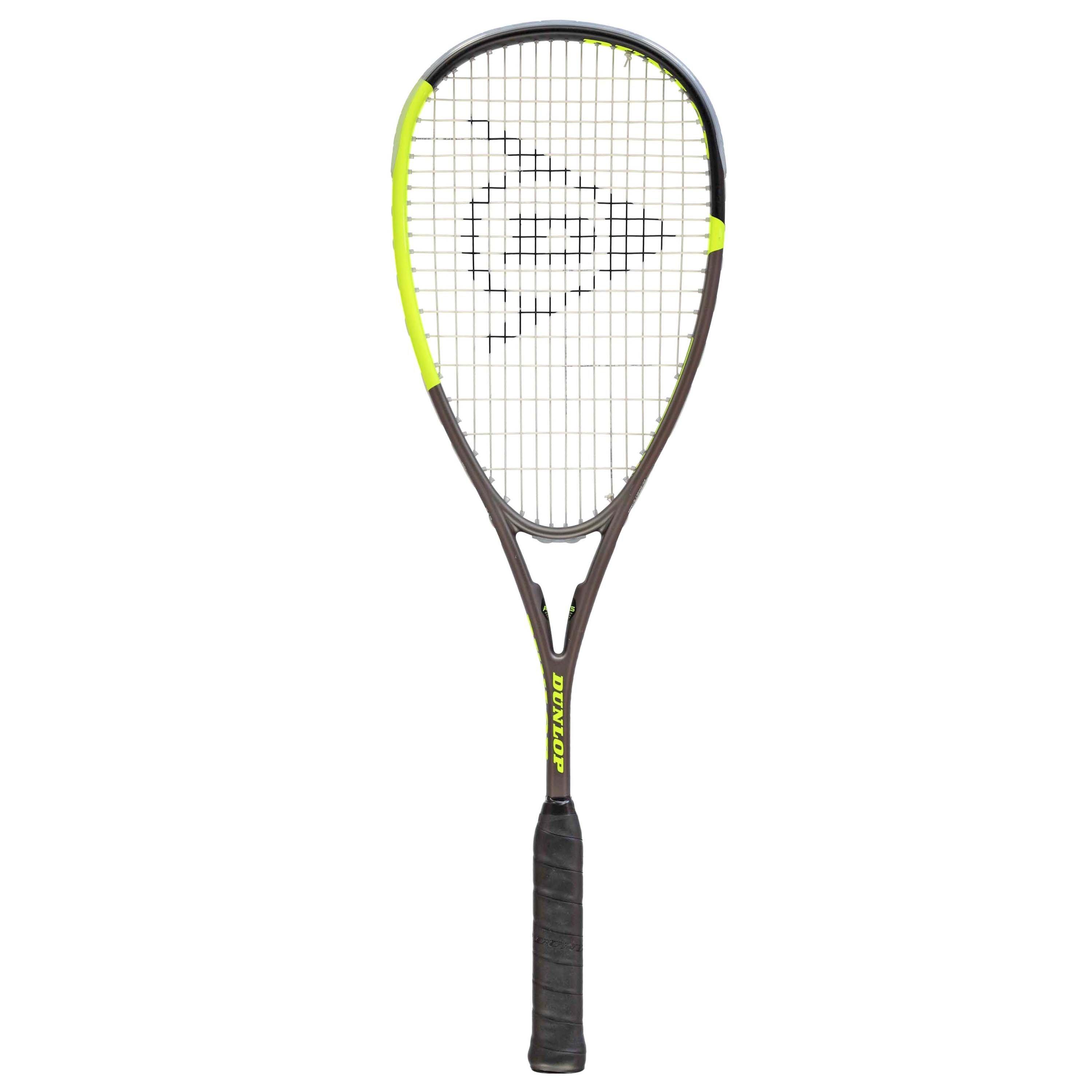 Black/Yellow - Dunlop - Blackstorm Ti Squash Racket - 2