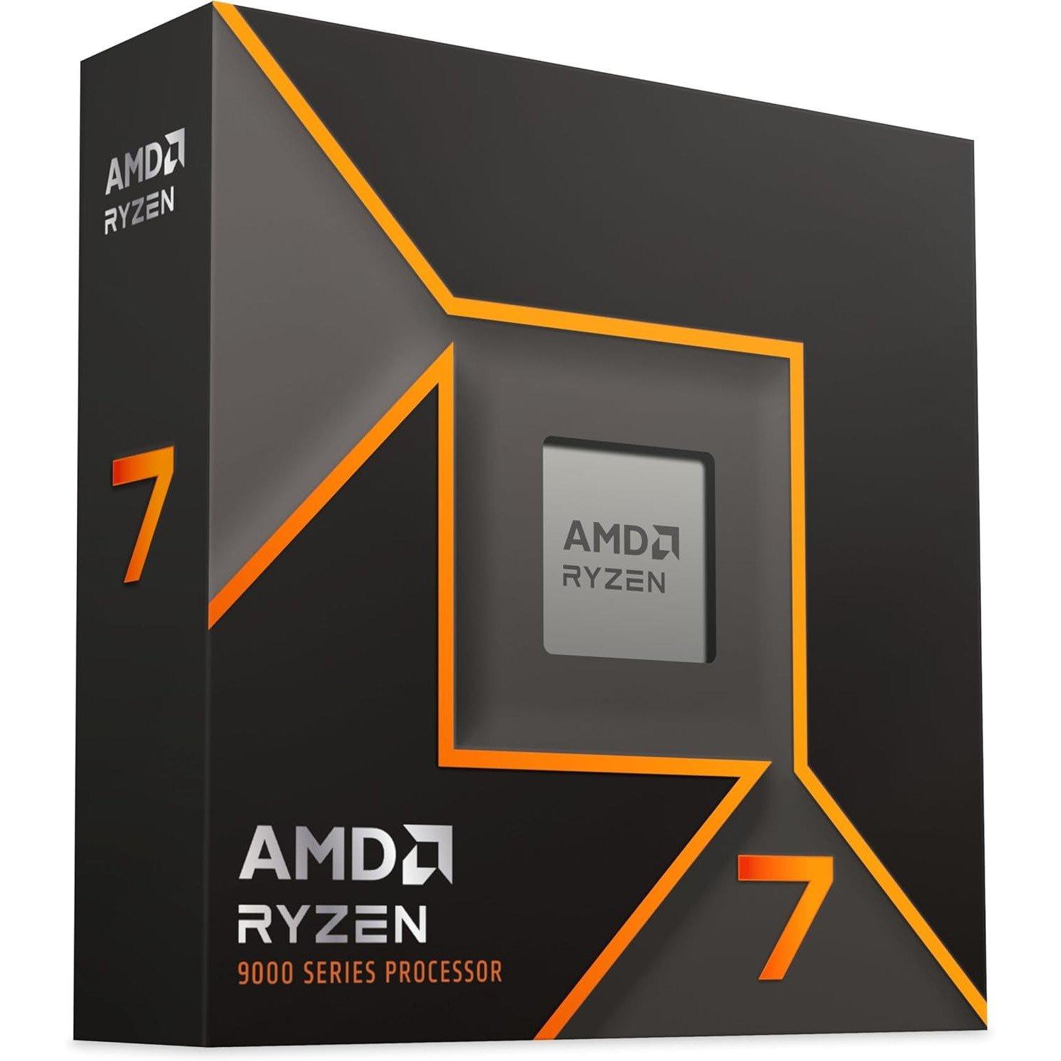 Black - AMD - Ryzen 7 9700X Processor - 2