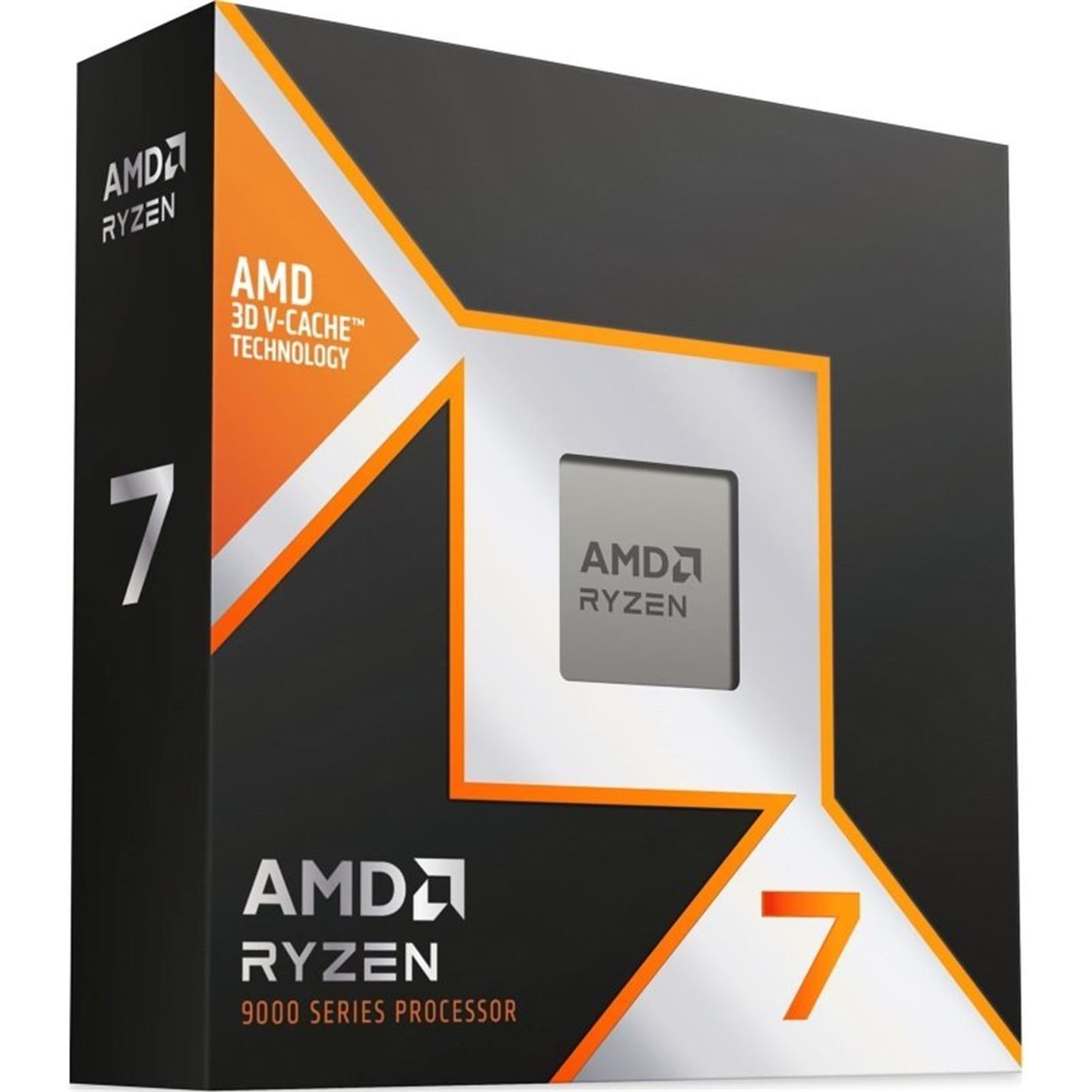 Black - AMD - Ryzen 7 9800X3D Processor - 1