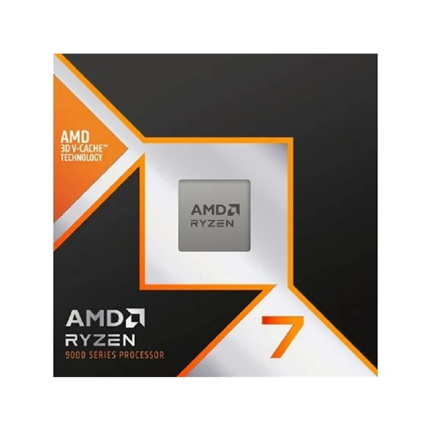 Black - AMD - Ryzen 7 9800X3D Processor - 2