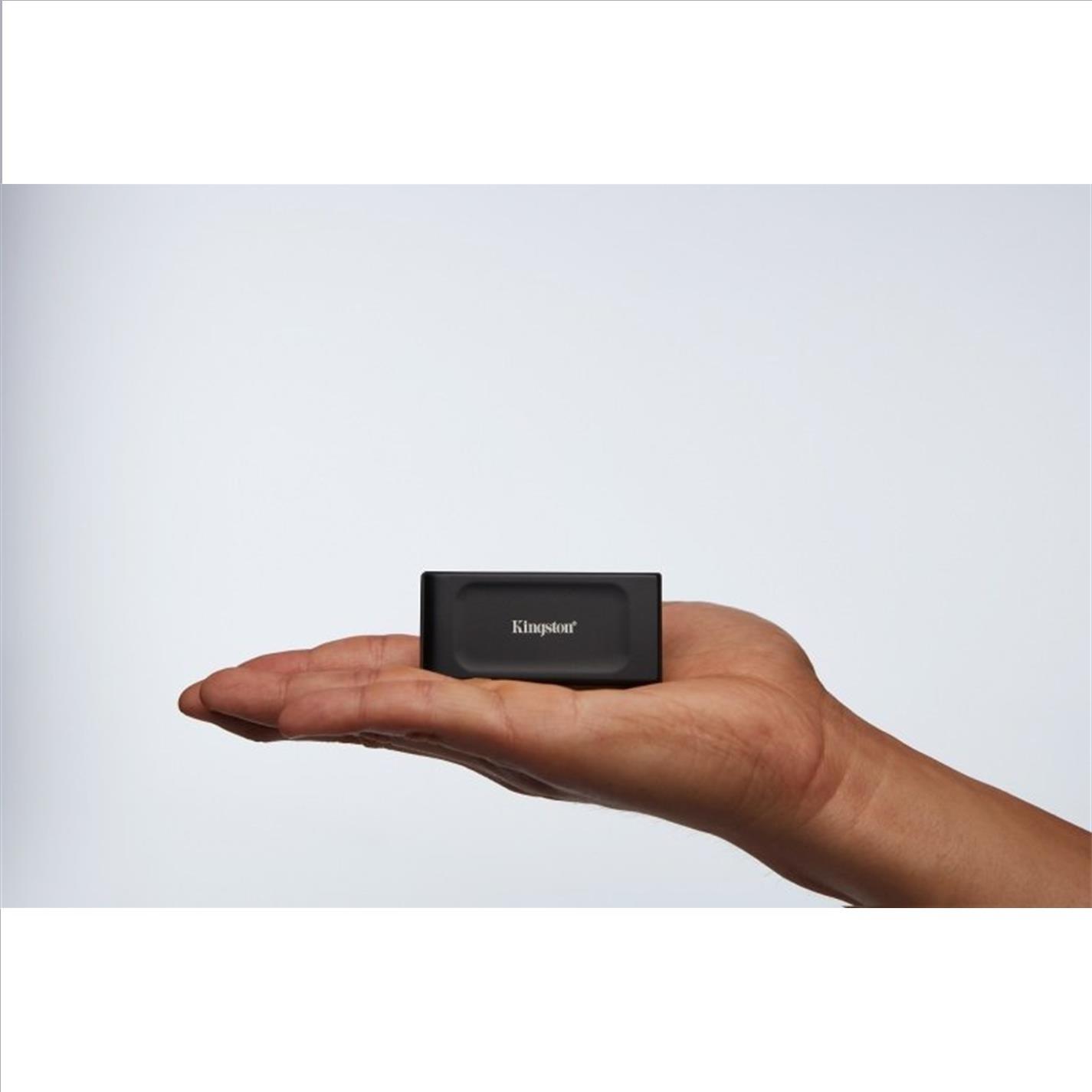 Black - Kingston Technology - XS1000 1TB USB-C External SSD - 5