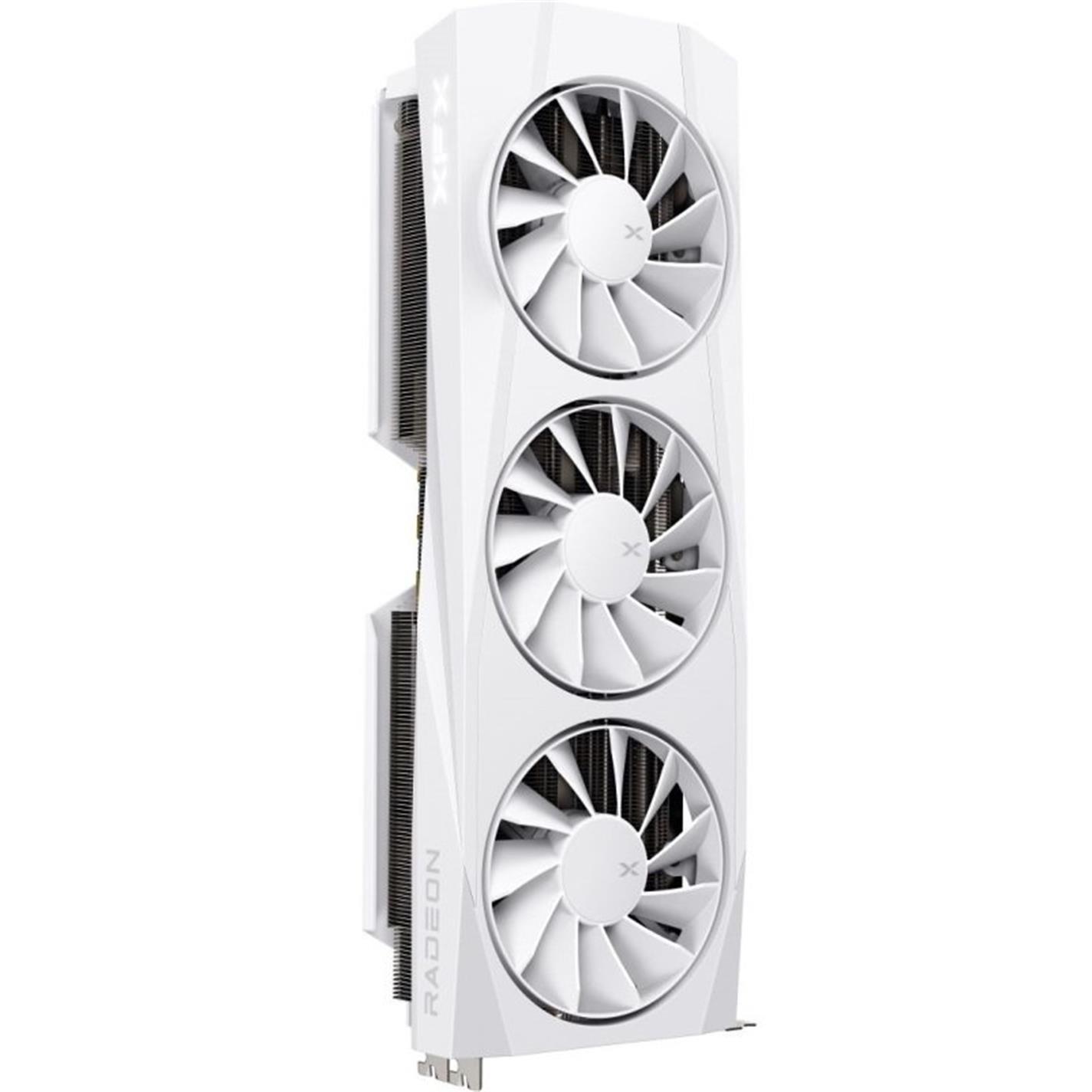 White - XFX - AMD Radeon RX 9070 XT Quicksilver White Graphics Card for Gaming - 16GB - 4