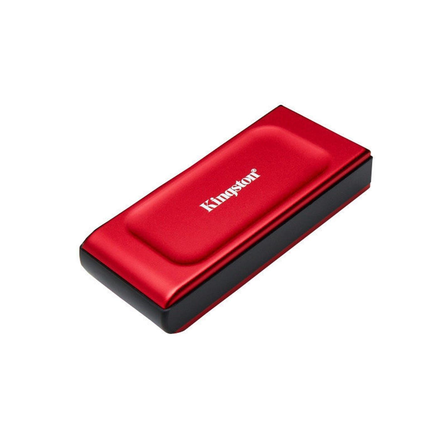 Red - Kingston Technology - XS1000 2TB USB-C External SSD - Red - 2