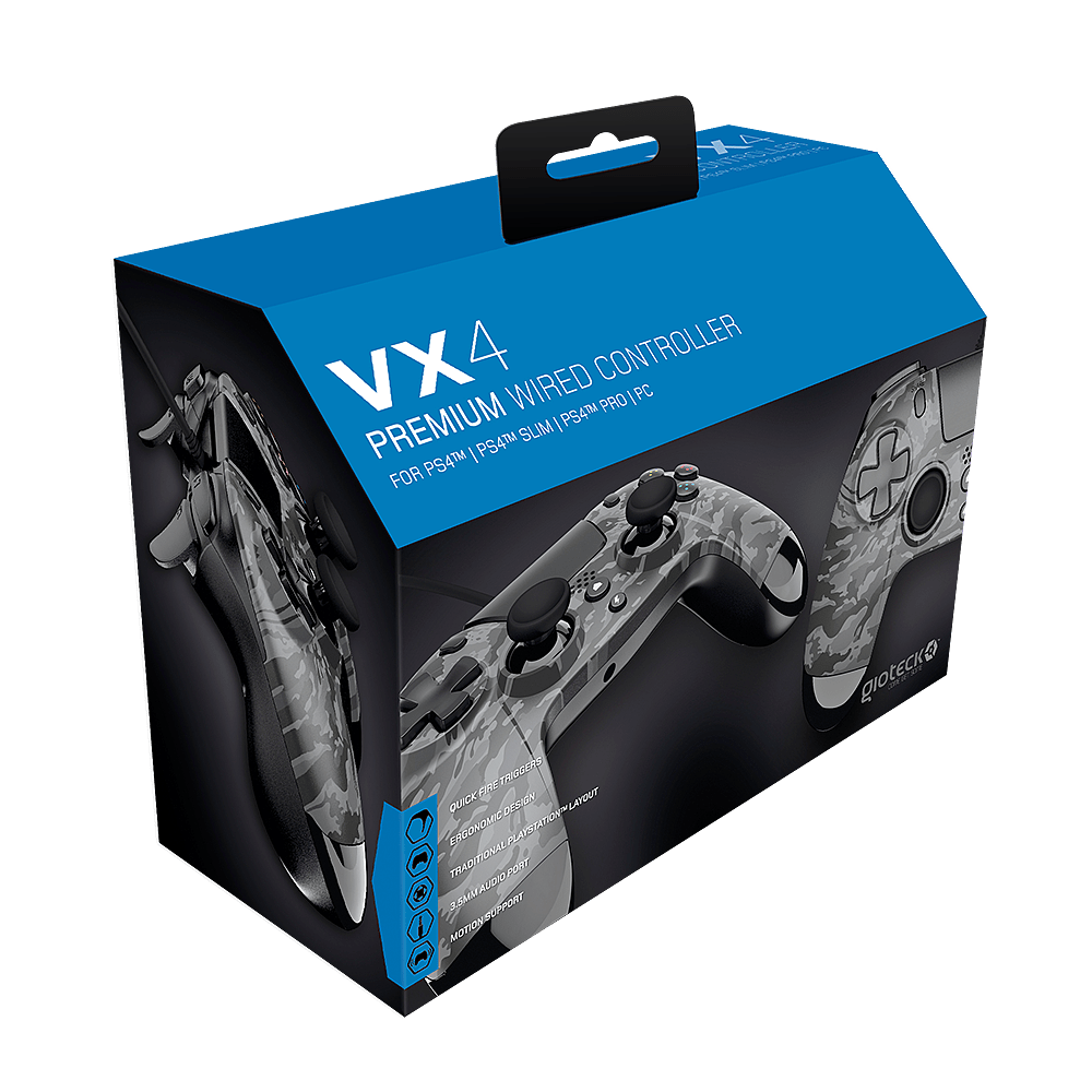 Dark Camo - Gioteck - VX-4 Wired Controller – Dark Camo - 4