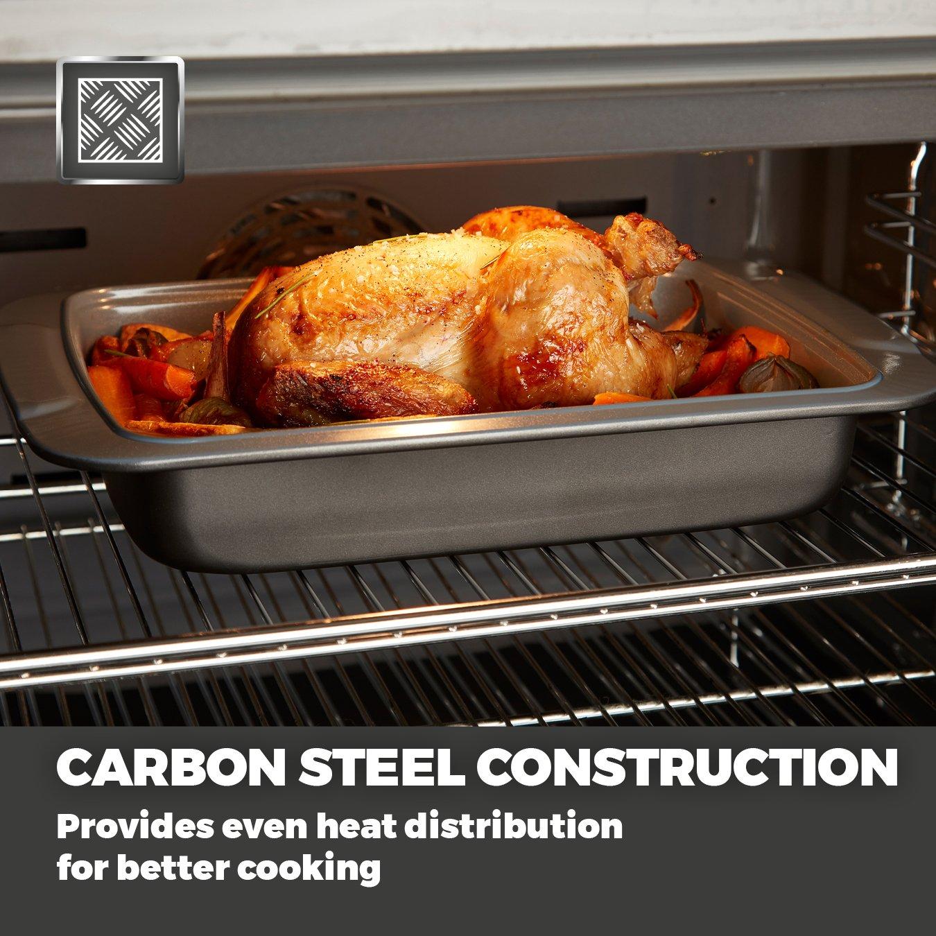 French Grey - Tower - Cerasure 2 Piece Roasting Tray - 5