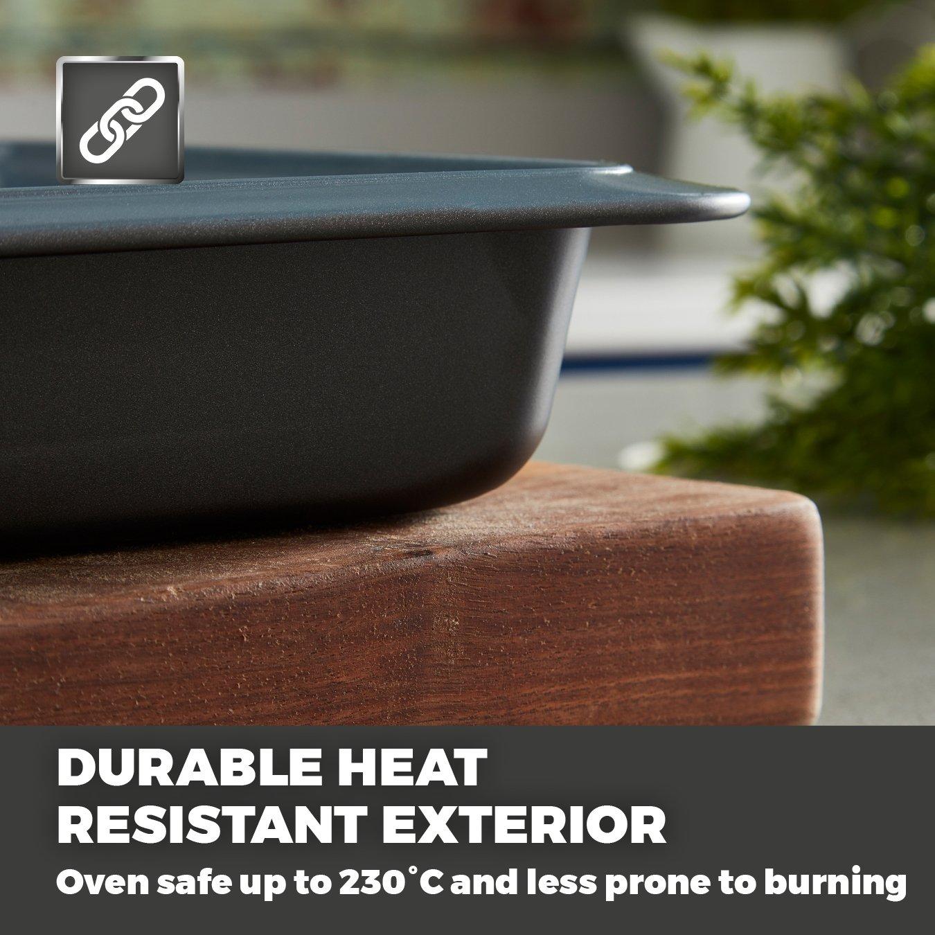 French Grey - Tower - Cerasure 2 Piece Roasting Tray - 6