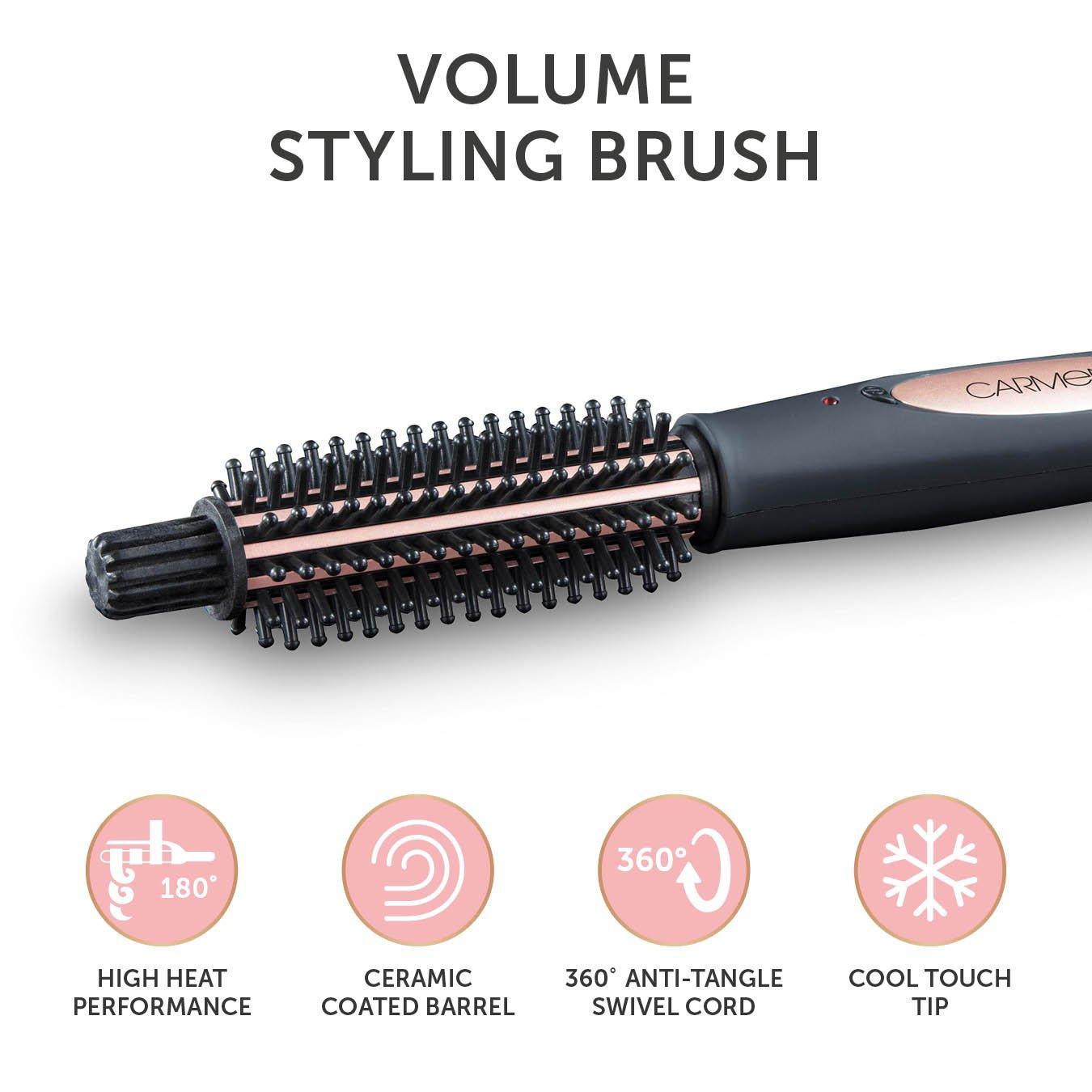 Black - Carmen - Noir Volume Styling Brush Black - 2