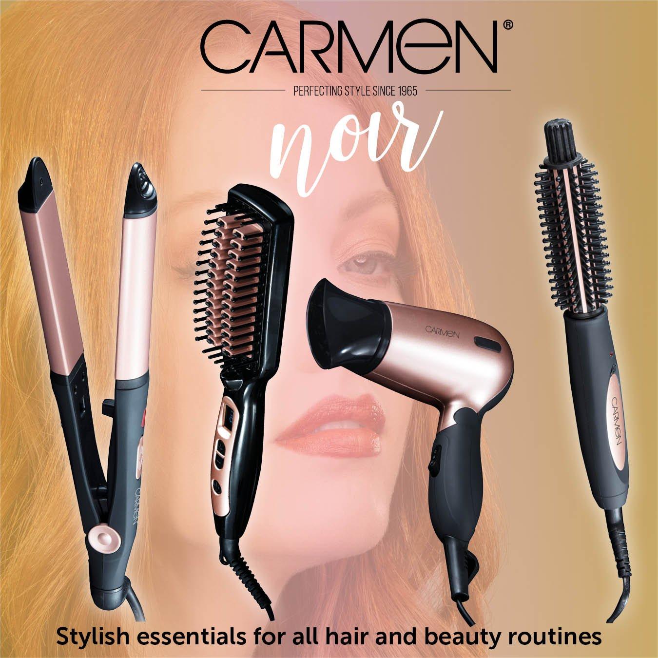 Black - Carmen - Noir Volume Styling Brush Black - 7