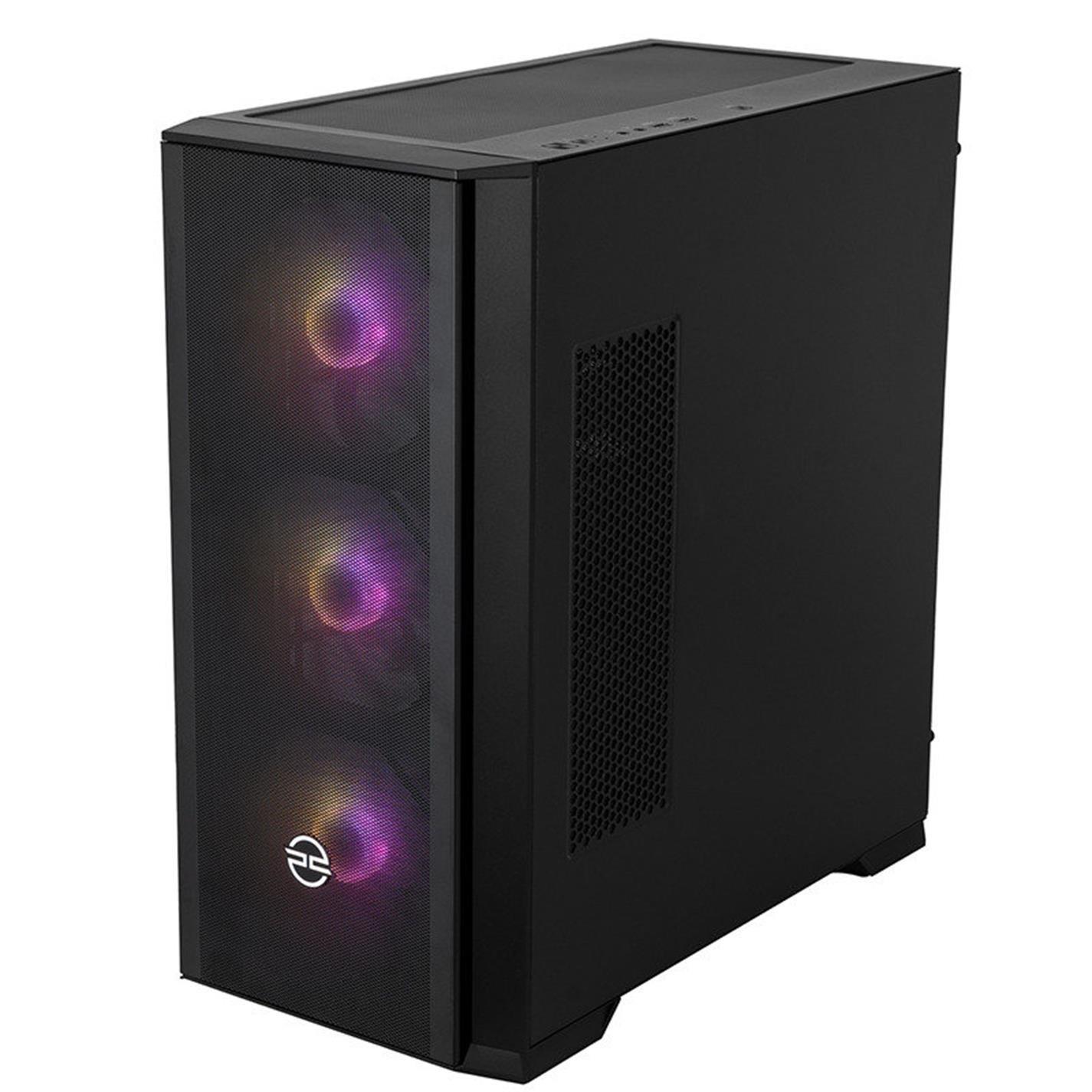 Black - PCSpecialist - Wraith 200 Gaming Desktop PC - Intel Core i7-14700KF RTX 5070 Ti - 4