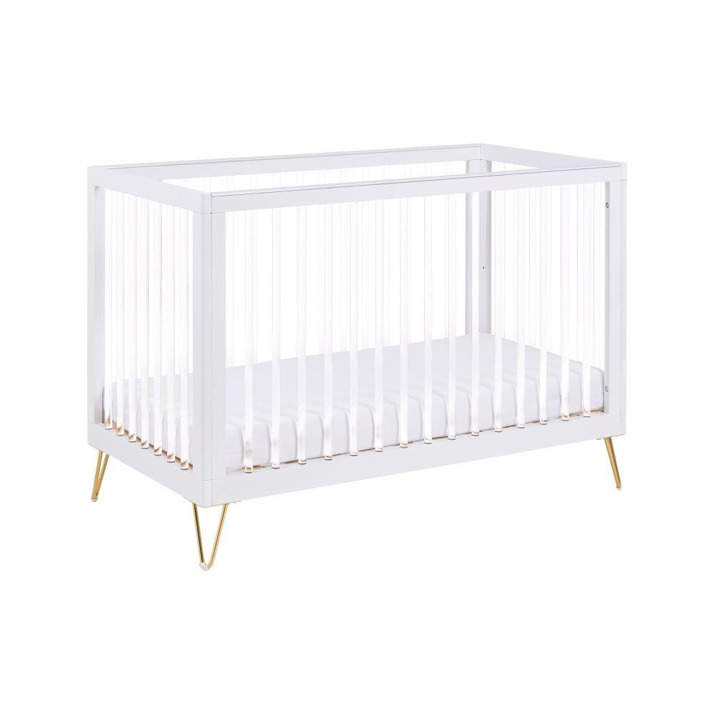 Babymore  Newborn Kimi Cot Bed Acrylic - 126x64x87