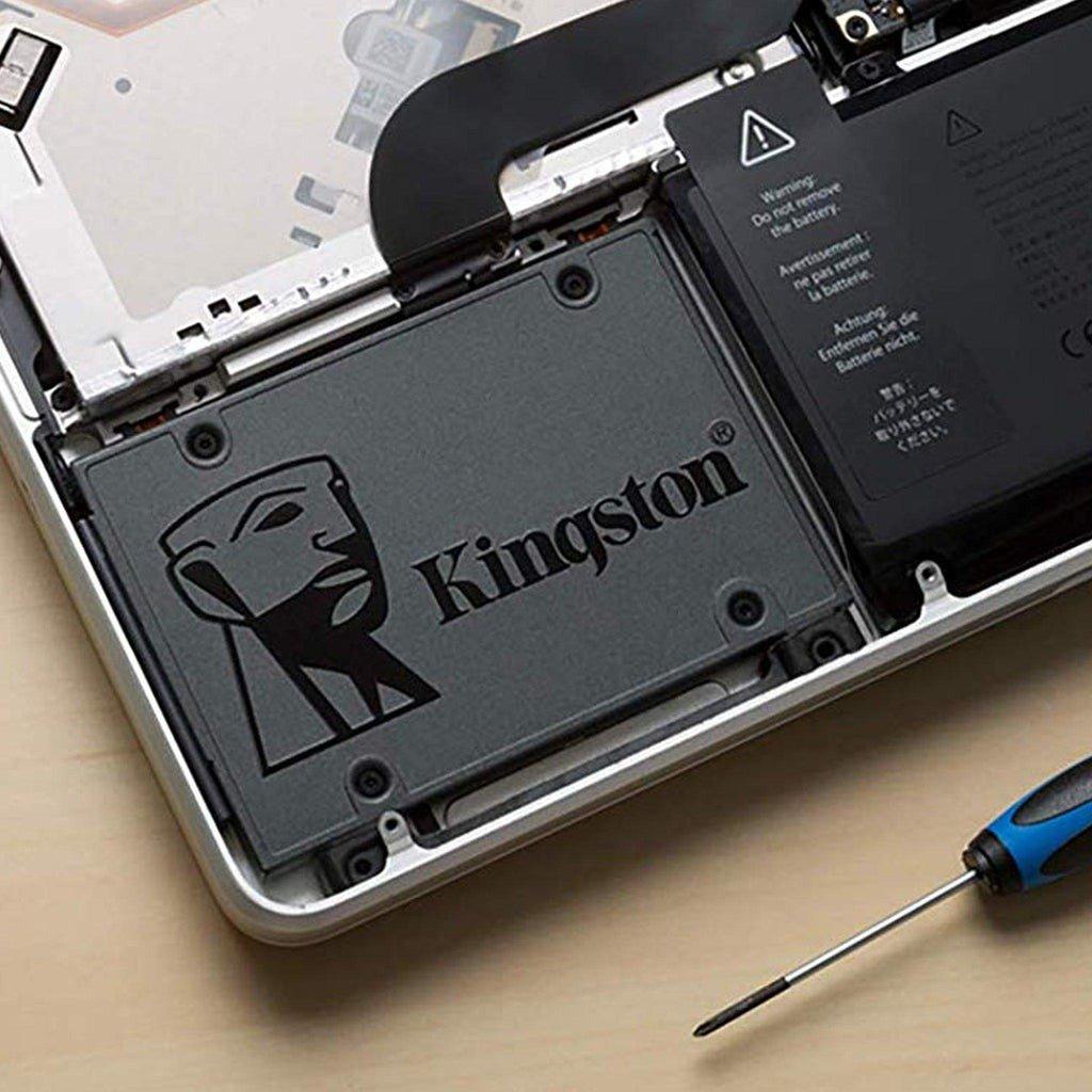 Black - Kingston Technology - Kingston A400 480GB Internal 2.5 Inch SSD - 4