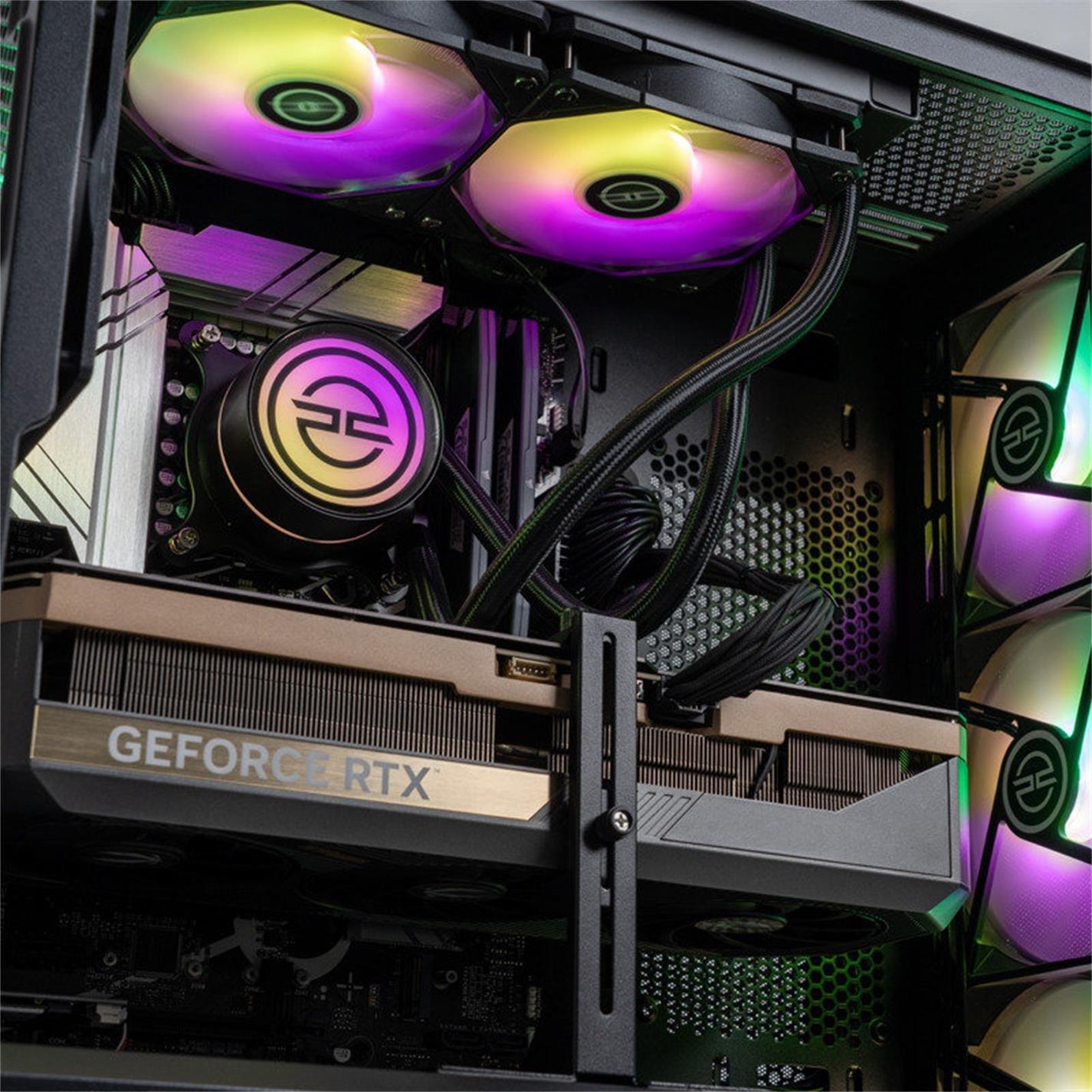 Black - PCSpecialist - Wraith 212 Gaming Desktop PC - AMD Ryzen 7 9800X3D RTX 5090 - 8