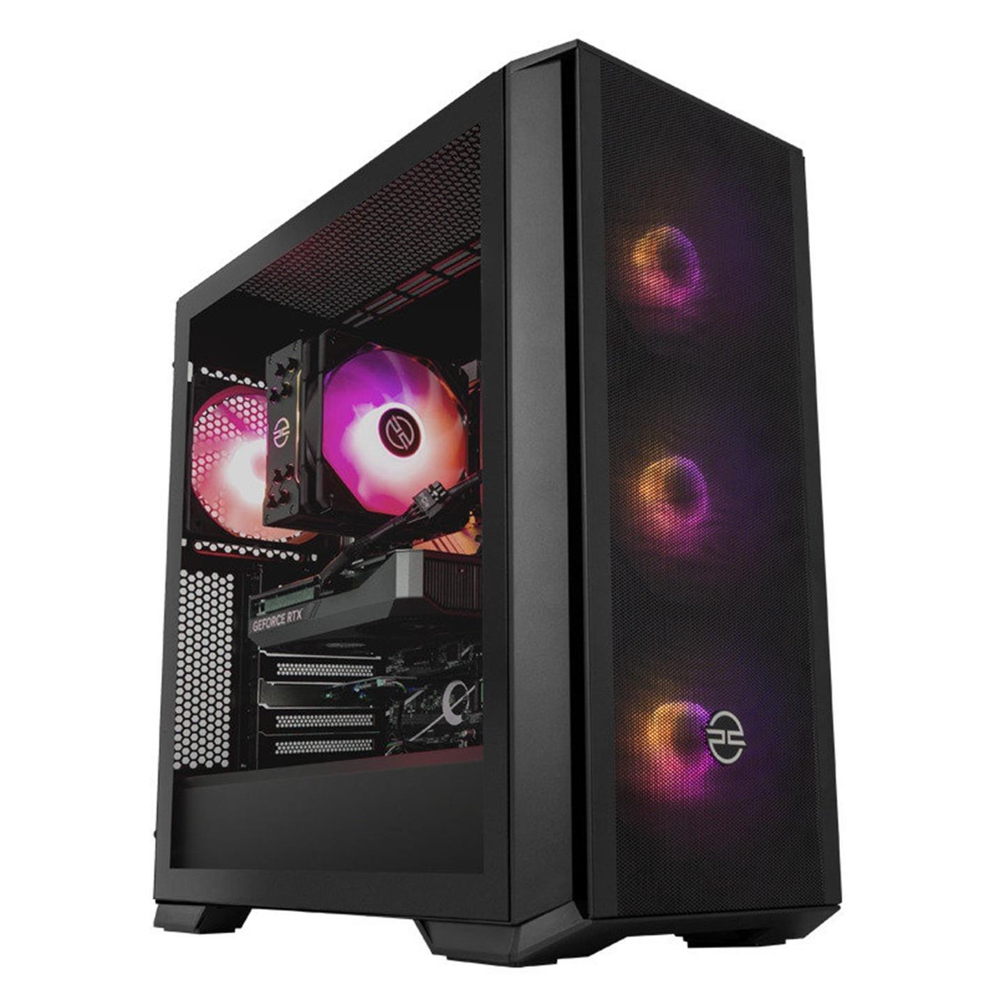 Black - PCSpecialist - Wraith 168 Gaming PC - Intel Core i7-14700F RTX 5060 Ti