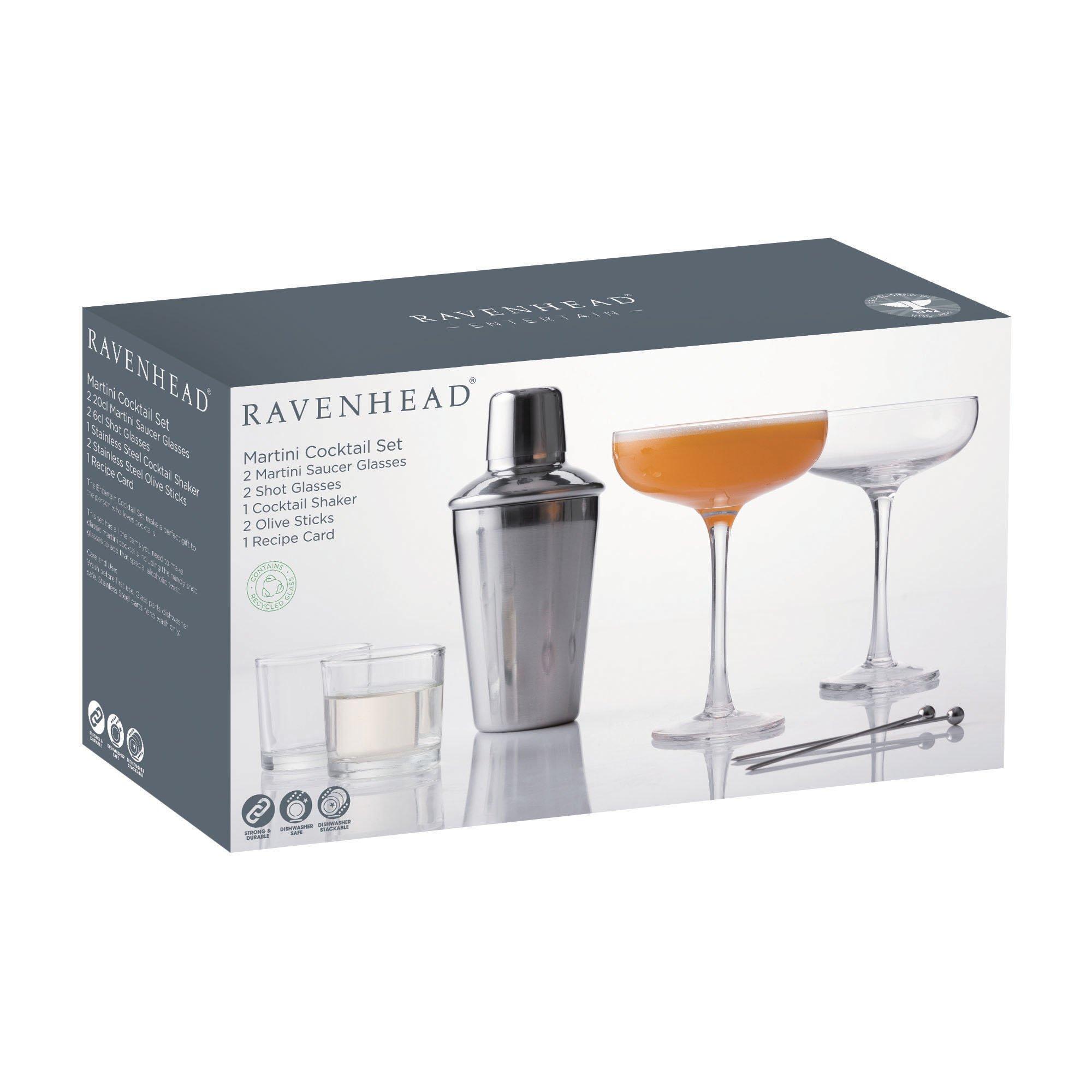 Clear - Ravenhead - Entertain Martini cocktail set - 2