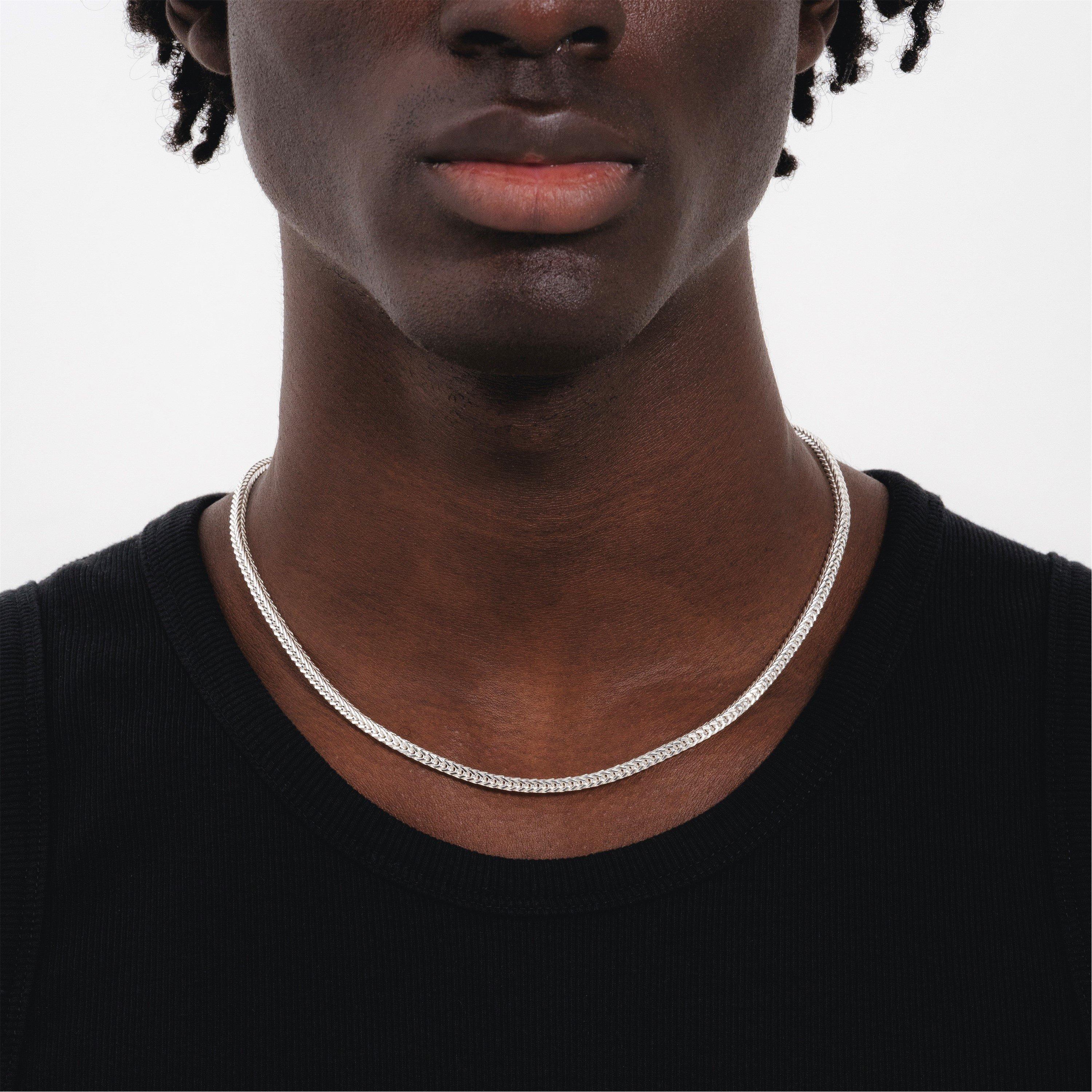 Sterling Sil - Common Lines - Franco Chain (Silver) - 2