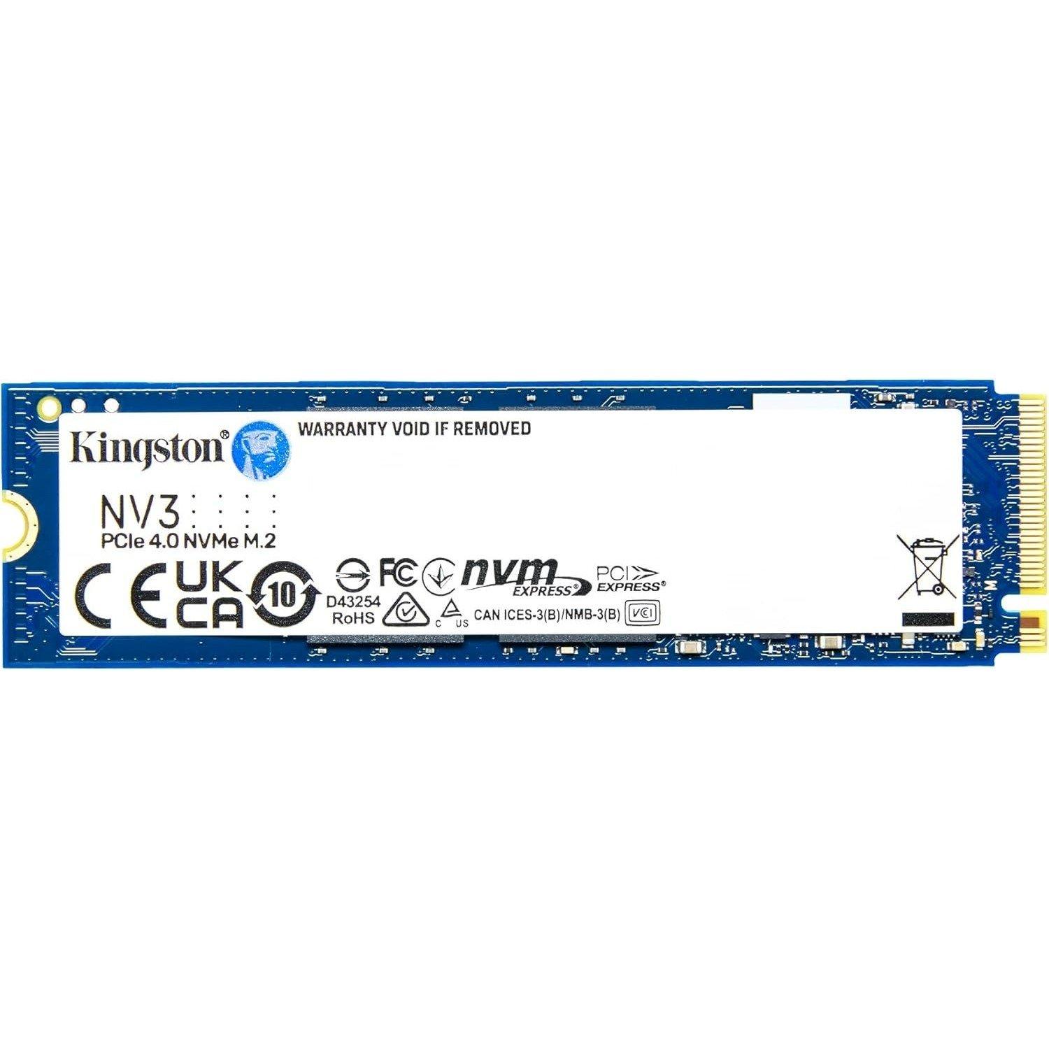 Blue - Kingston Technology - Kingston NV3 1TB Internal M.2 SSD - 1