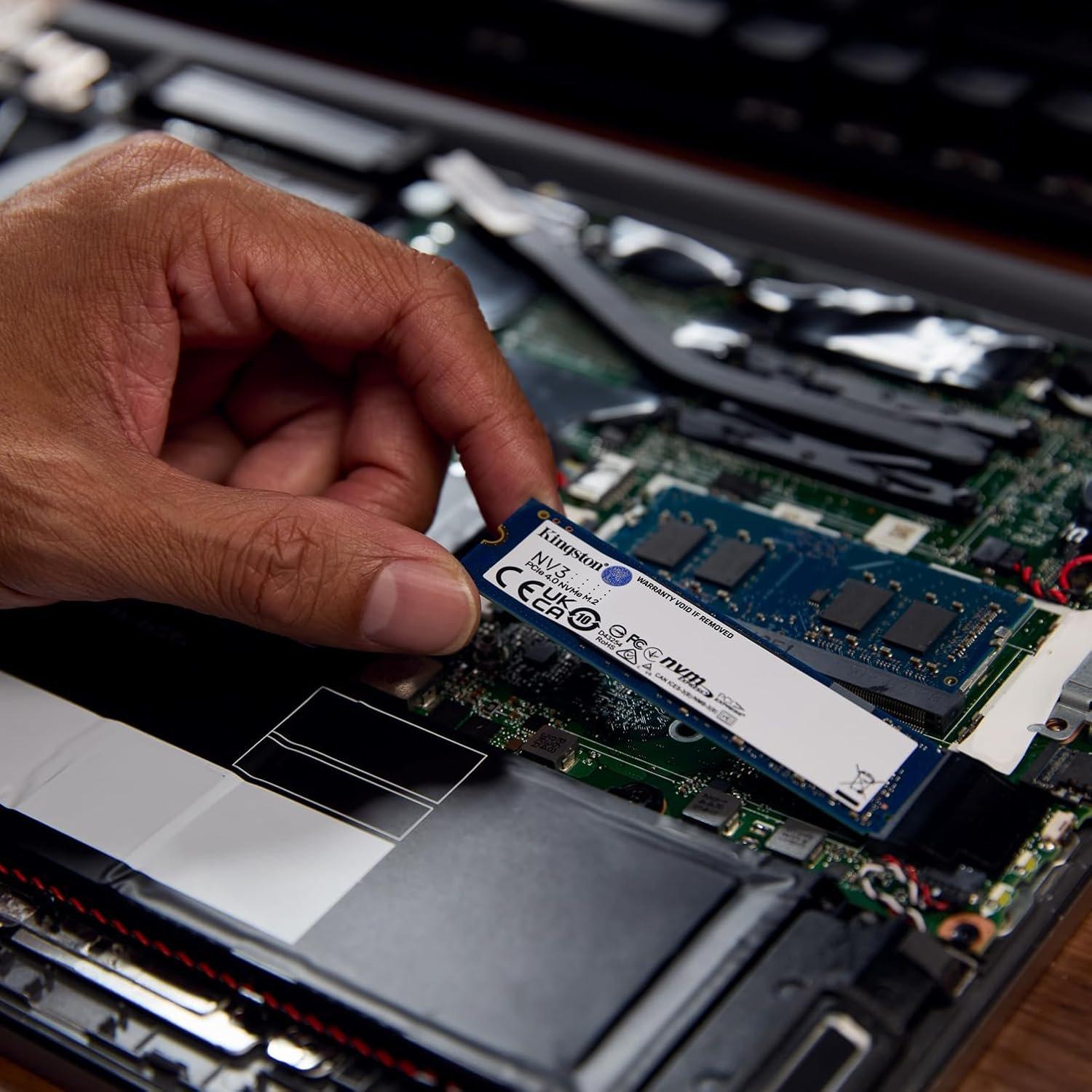 Blue - Kingston Technology - Kingston NV3 1TB Internal M.2 SSD - 2