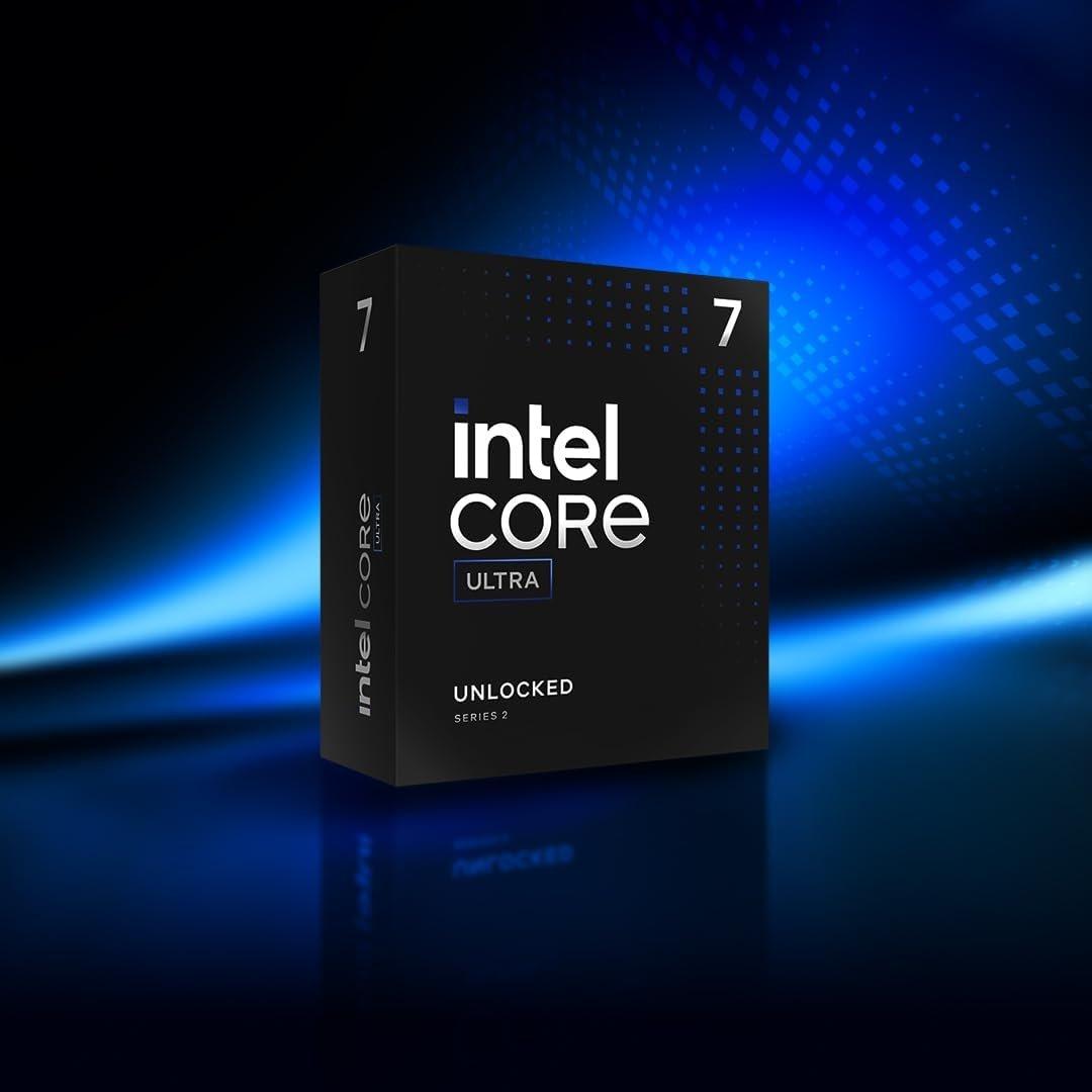 Black - Intel - Core Ultra 7 265K 20 Core/20 Thread CPU - 4