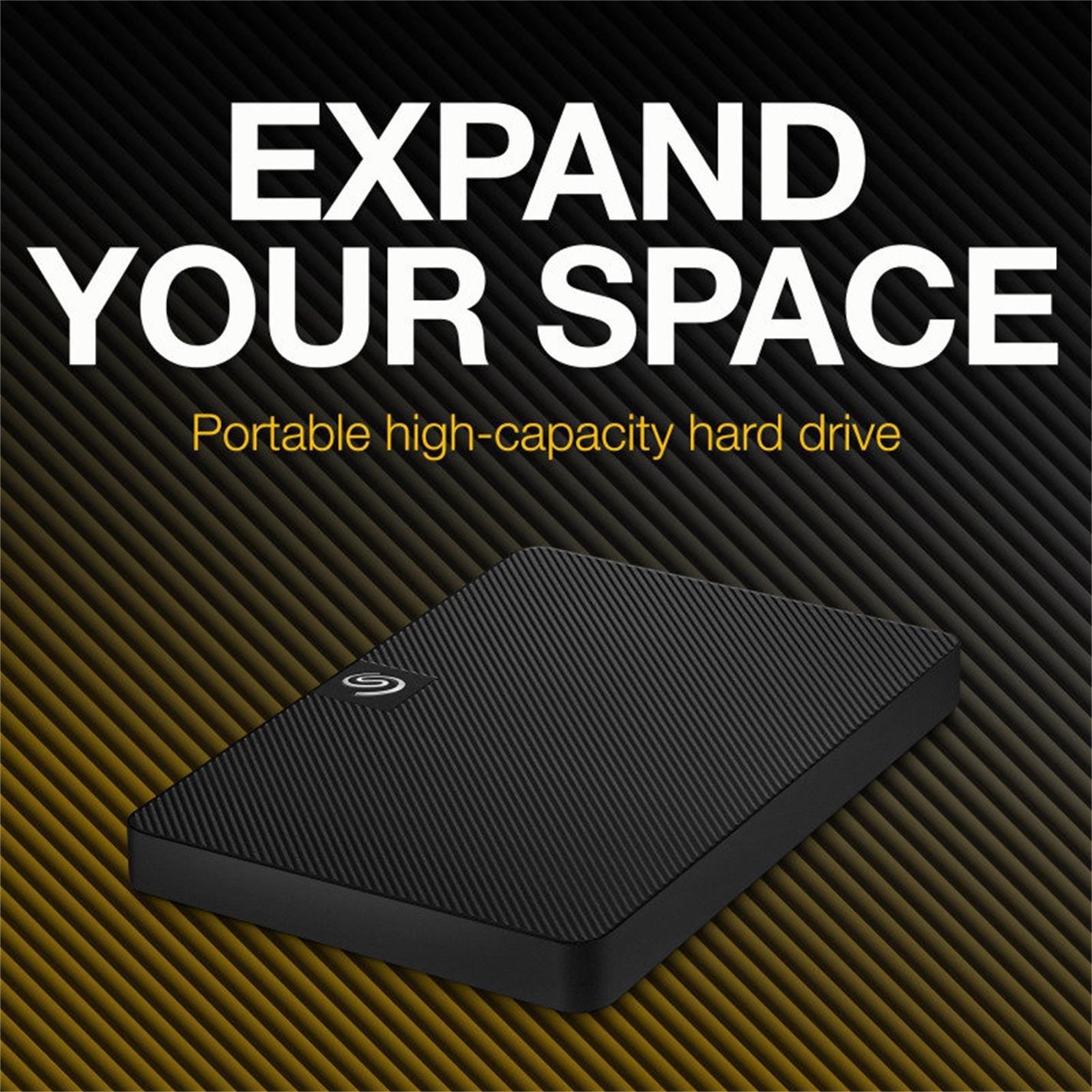 Nero - Seagate - Expansion 2TB USB A Portable External Hard Drive - 2