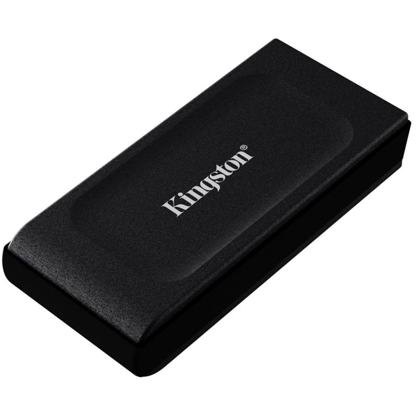 Black - Kingston Technology - XS1000 2TB USB-C External SSD - 2