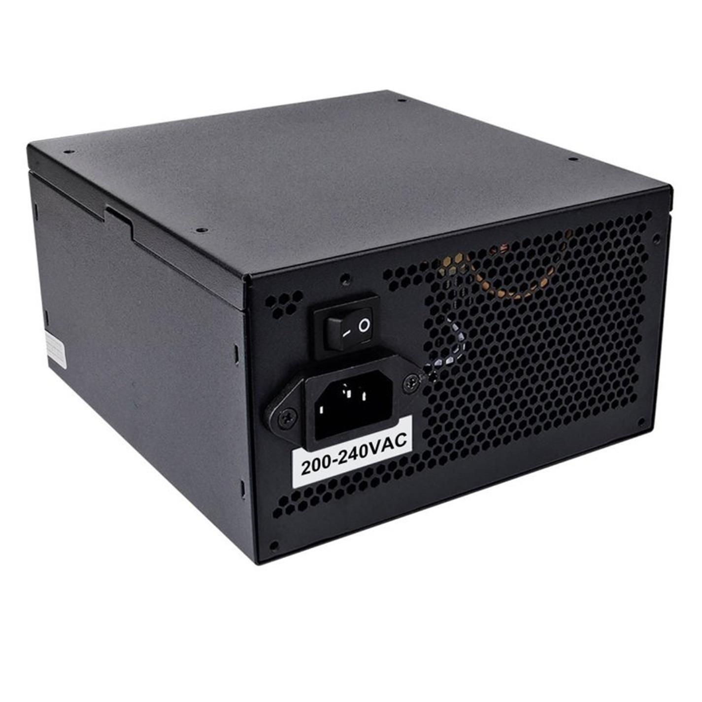 Nero - CiT - FX Pro 800W ATX Power Supply Unit APFC 80 Plus Bronze - with 14cm Fan - 6