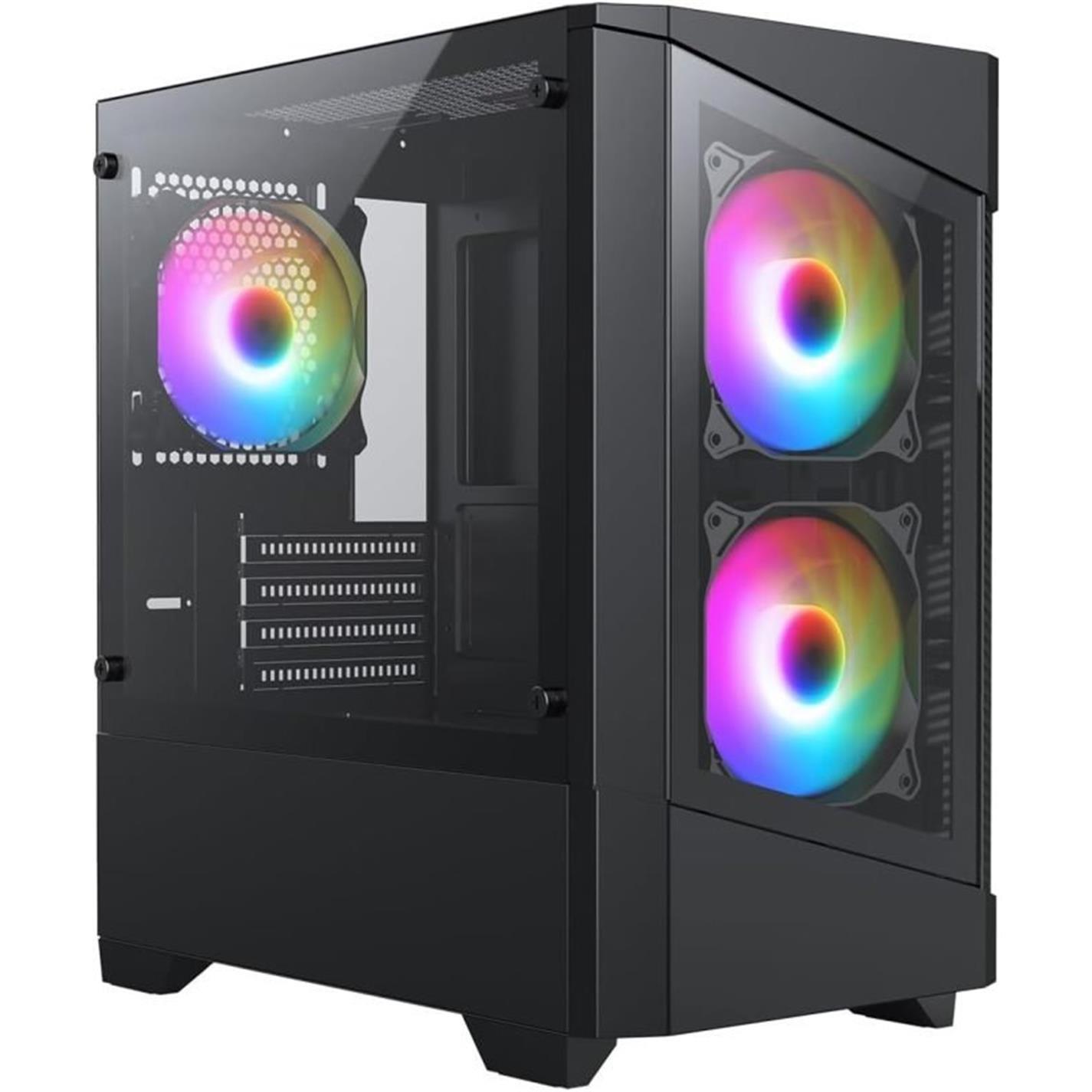 Cit  Level 1 Mini Tower Micro Atx Gaming Pc Case - Black