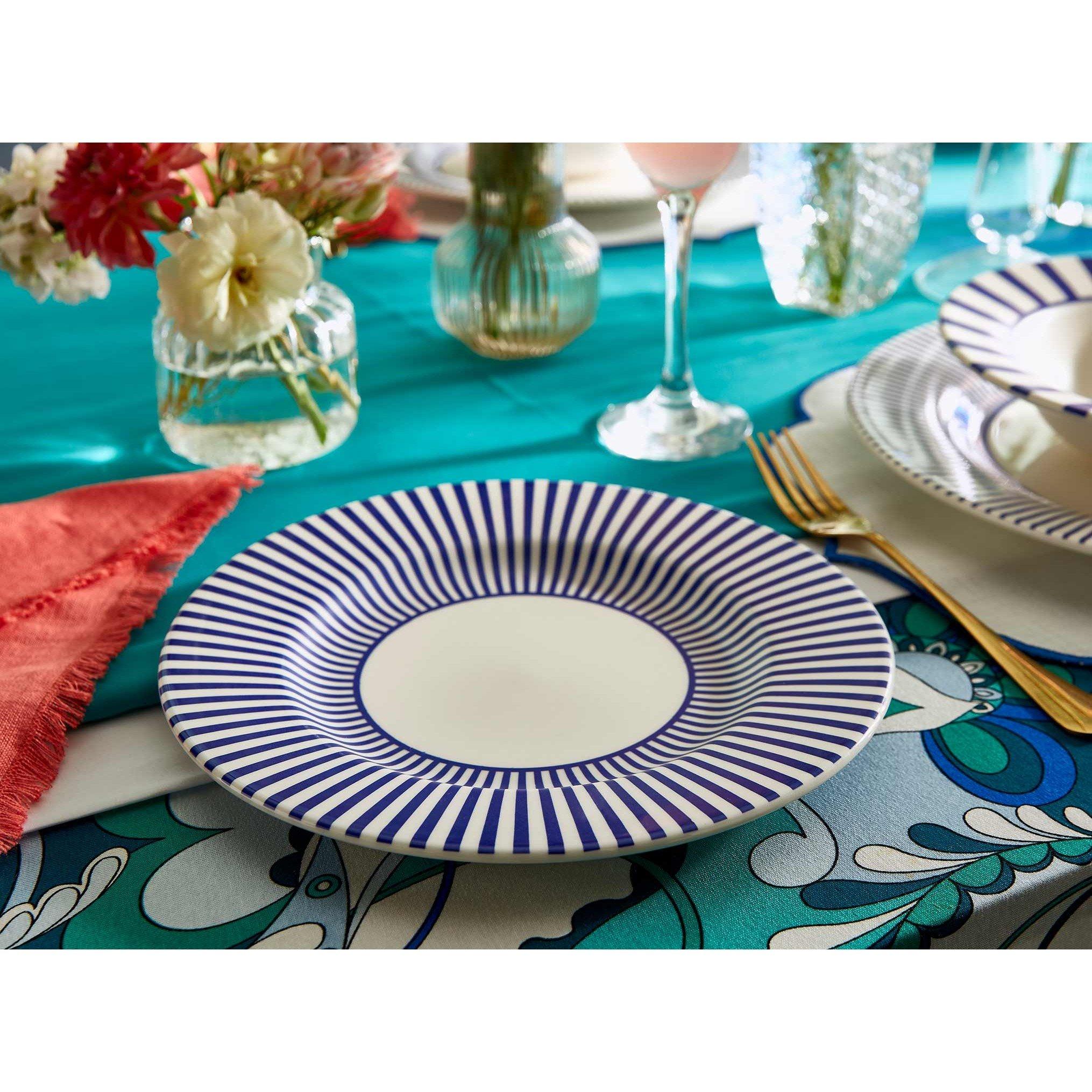 Blue White - Spode - Spode Steccato Set of 4 22cm Plates - 7