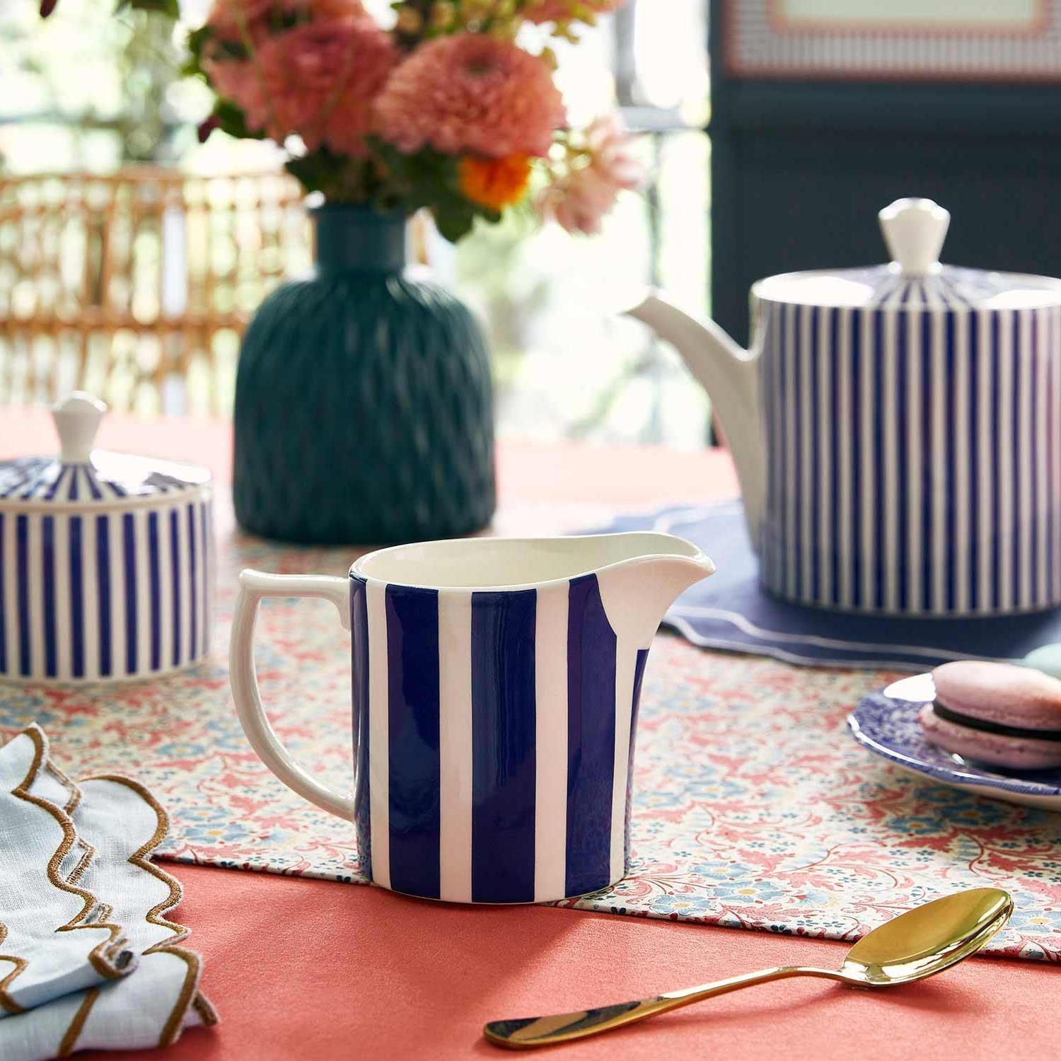 Blue White - Spode - Spode Steccato Milk Jug - 6