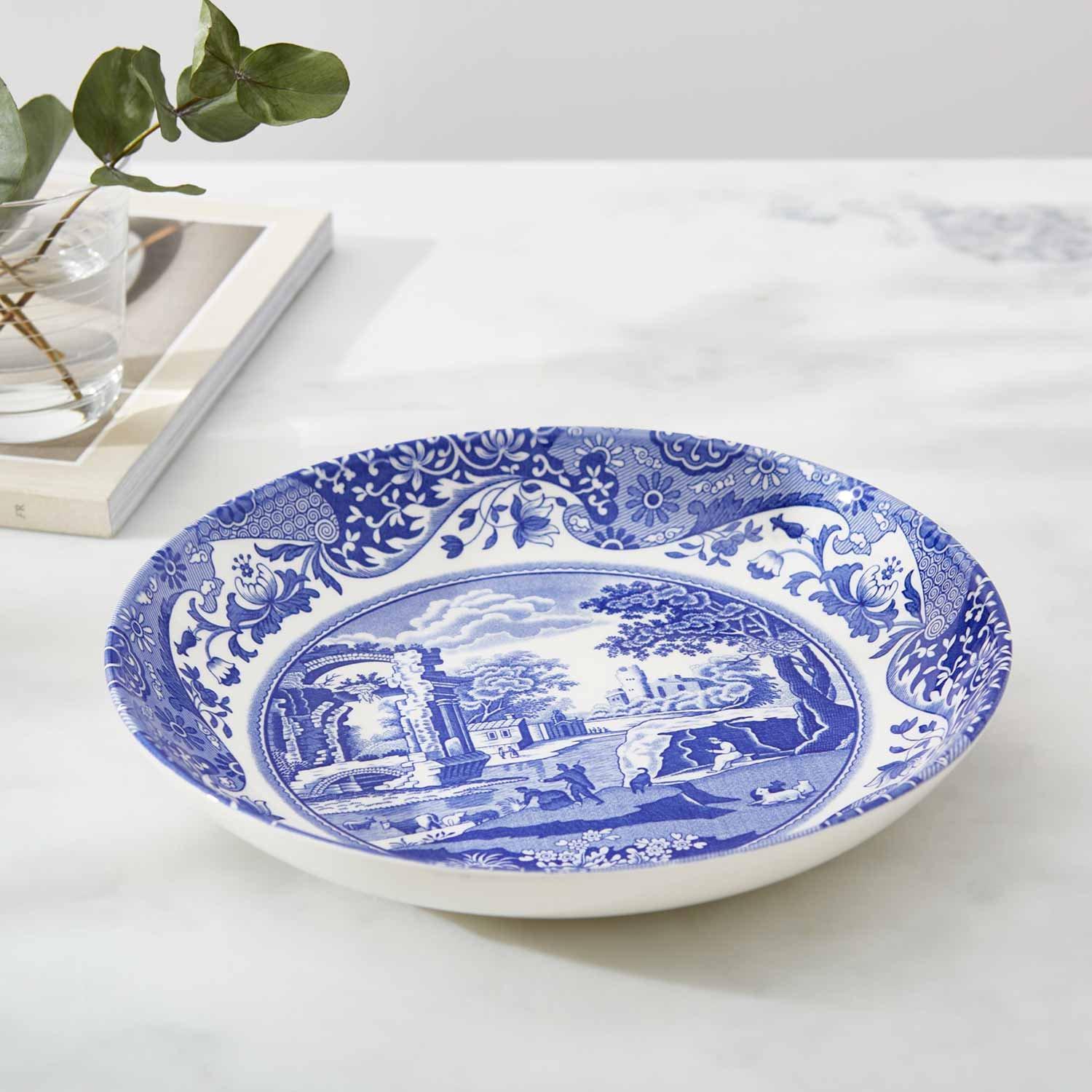 Blue - Spode - Spode Blue Italian Set of 4 Pasta Bowls - 7