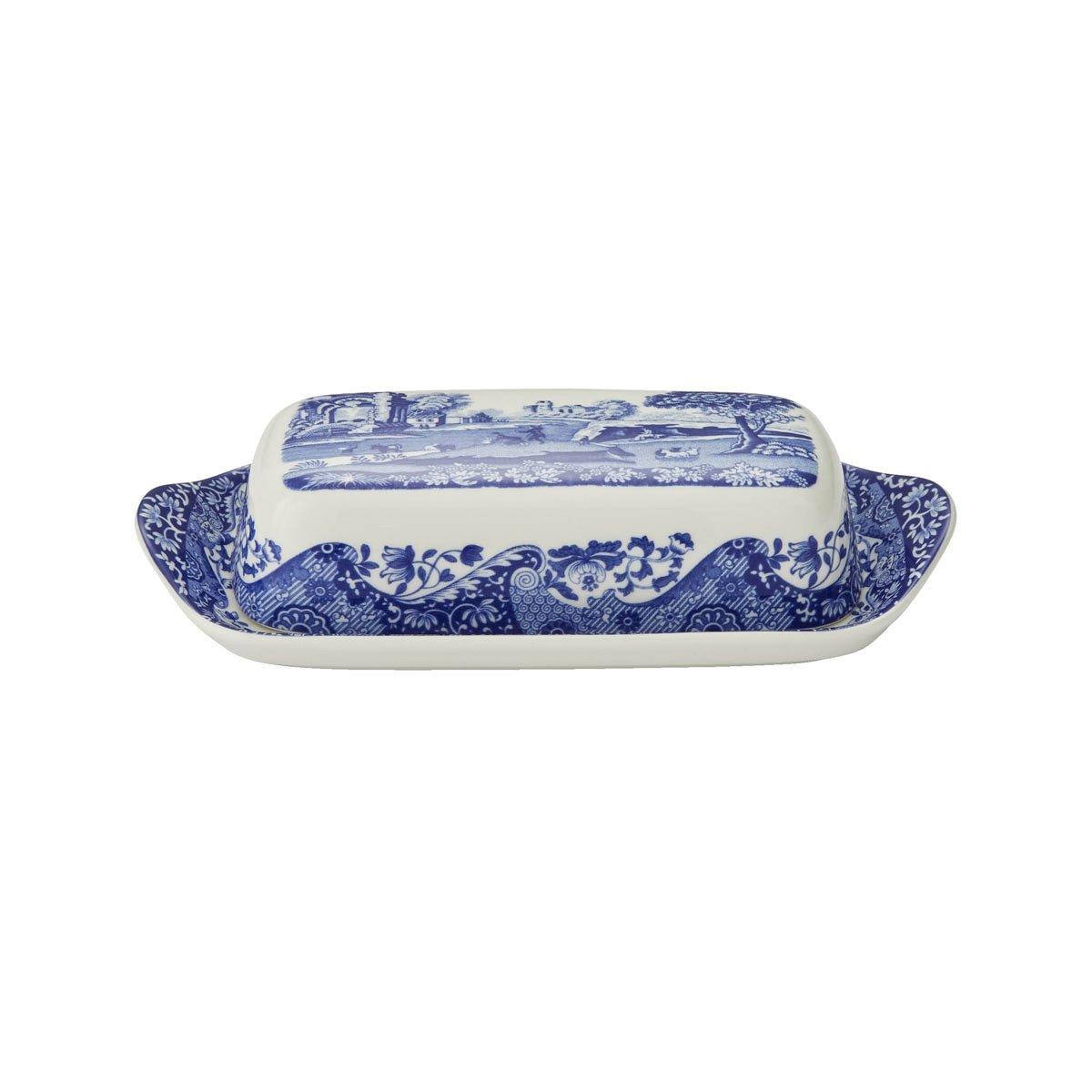 Blue - Spode - Spode Blue Italian Butter Dish - 2
