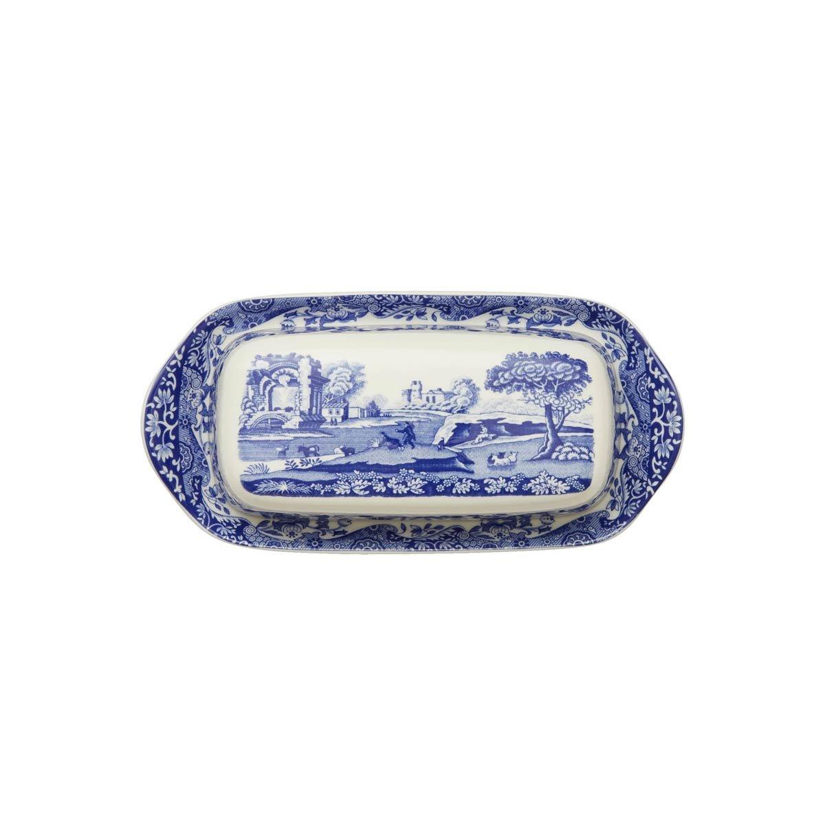 Blue - Spode - Spode Blue Italian Butter Dish - 3