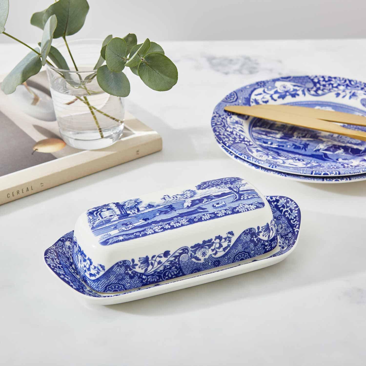 Blue - Spode - Spode Blue Italian Butter Dish - 7