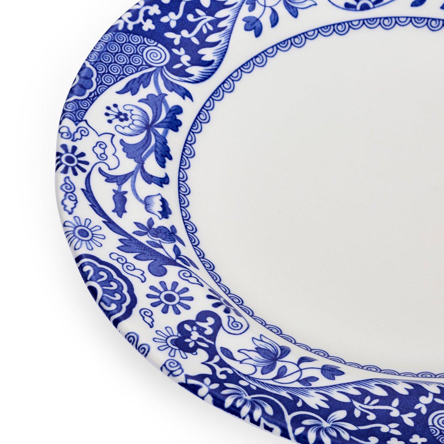 Blue - Spode - Spode Brocato Set of 4 Side Plates - 4